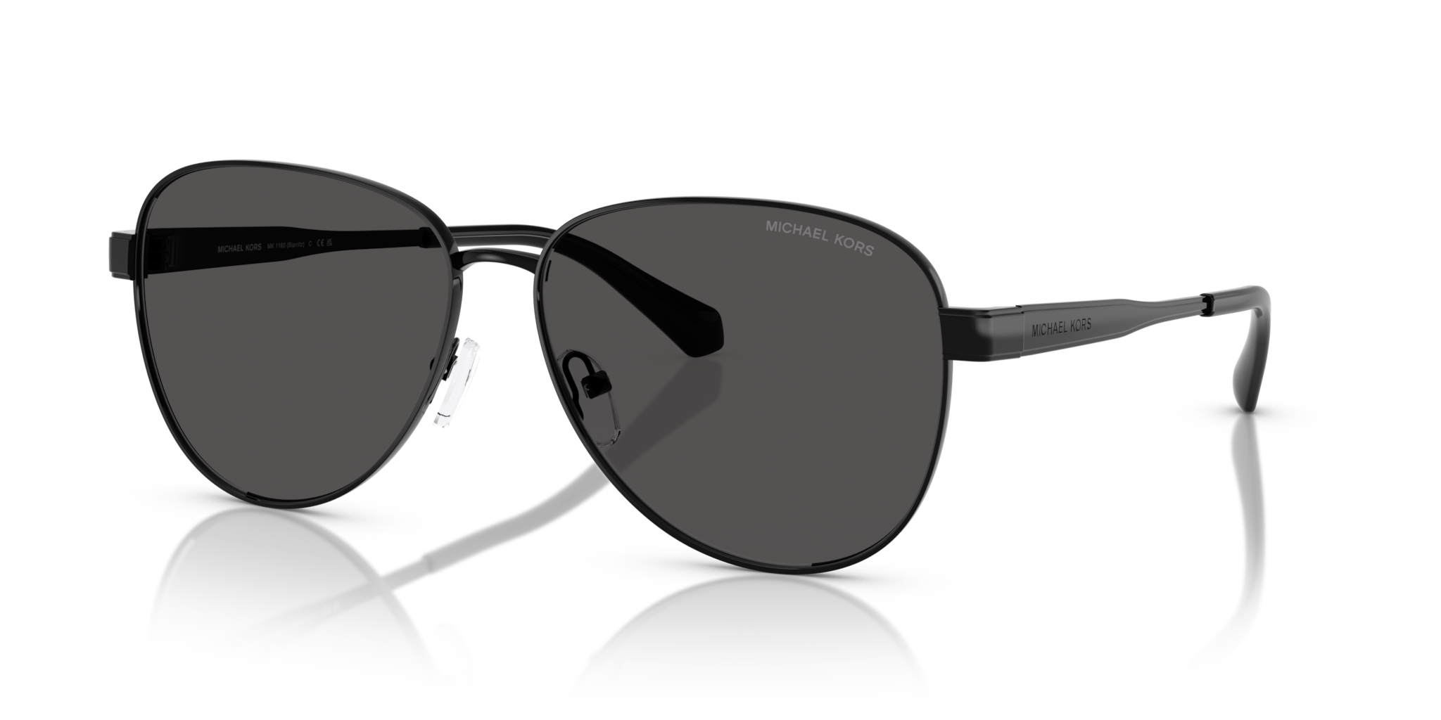 Occhiali da Sole Michael Kors Donna Biarritz Neri | Modello MK1160