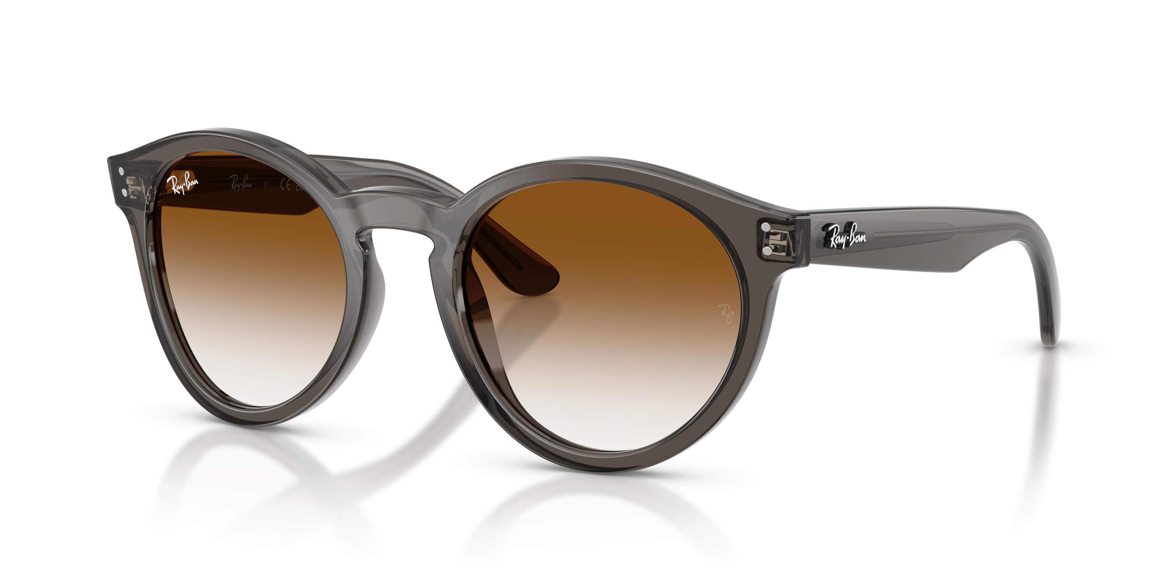 Occhiali da sole Ray-Ban Reverse 0RBR0505S Transparent Dark Grey