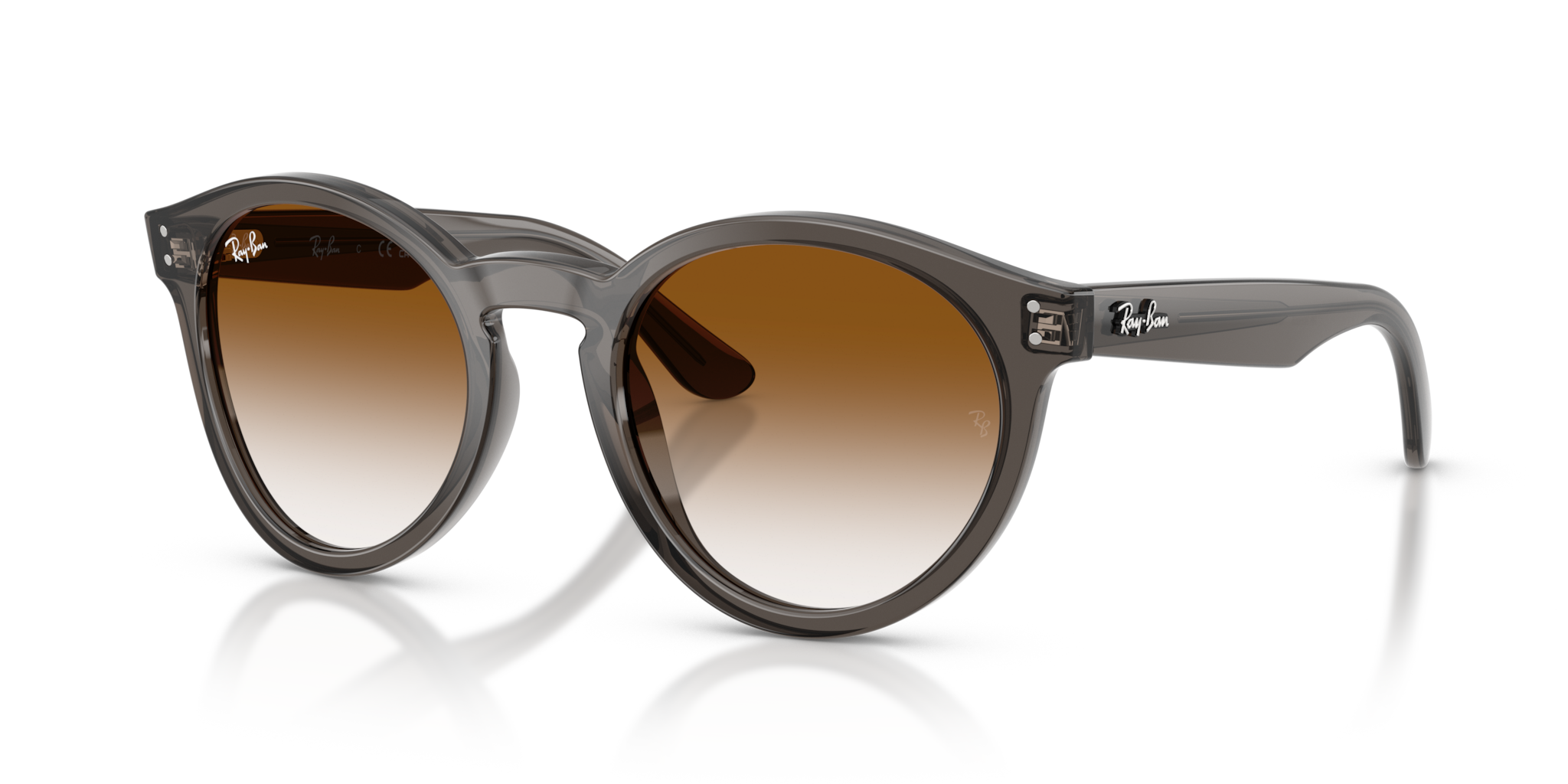 Occhiali da sole Ray-Ban Reverse 0RBR0505S Transparent Dark Grey