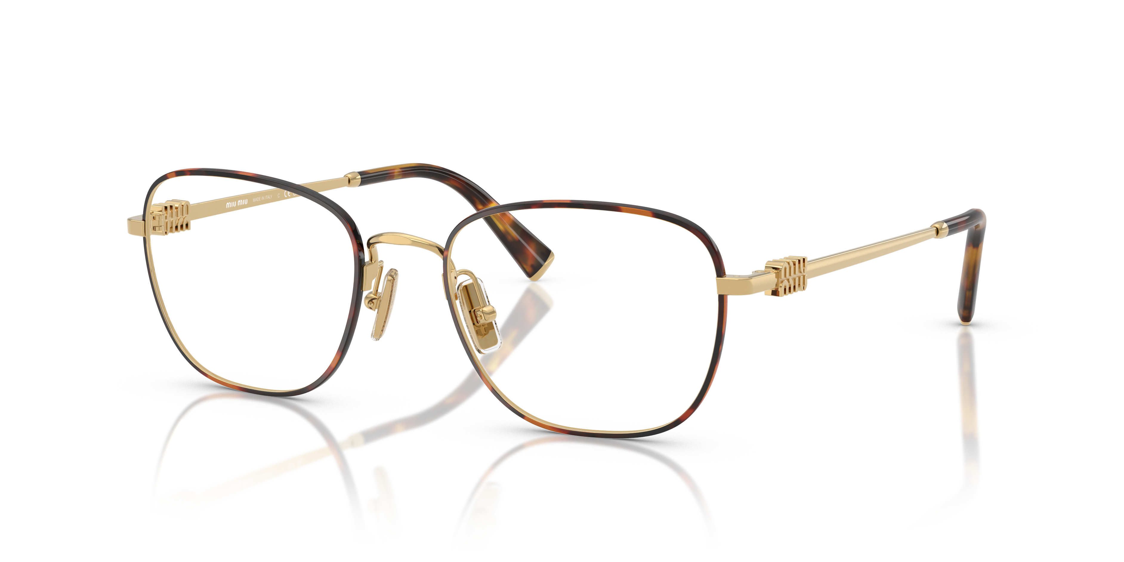 Miu Miu 0MU 50WV Occhiali da Vista Donna - Havana Honey