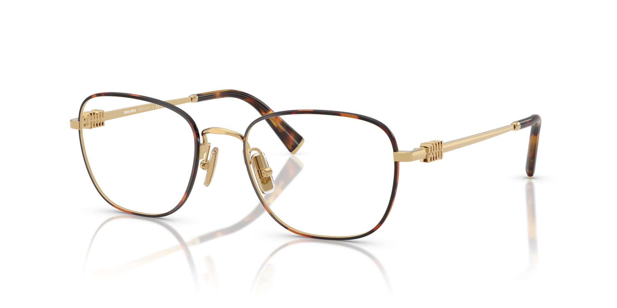 Miu Miu 0MU 50WV Occhiali da Vista Donna - Havana Honey