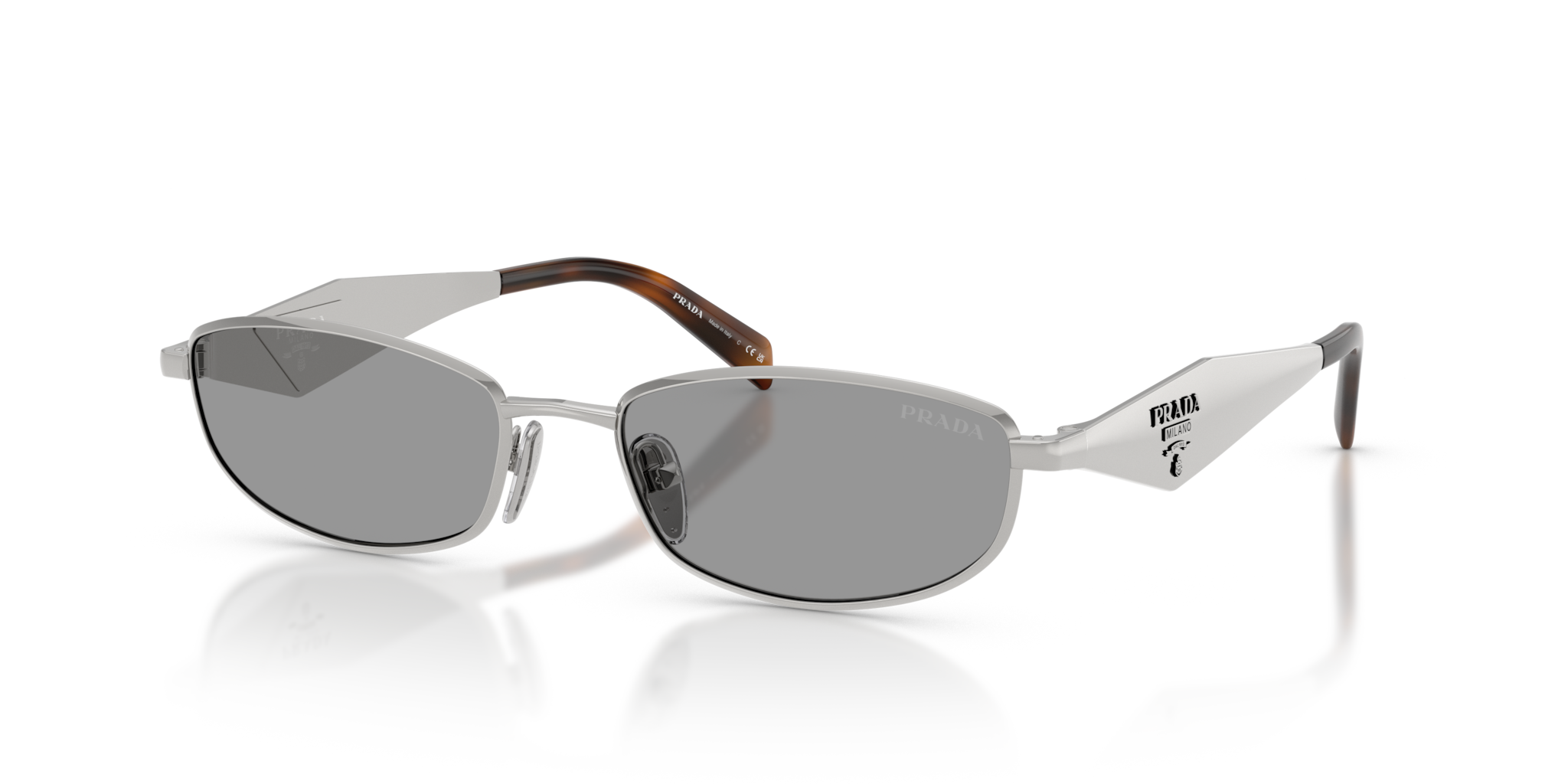Occhiali da Sole Prada Donna D51S Argento | Stile Raffinato