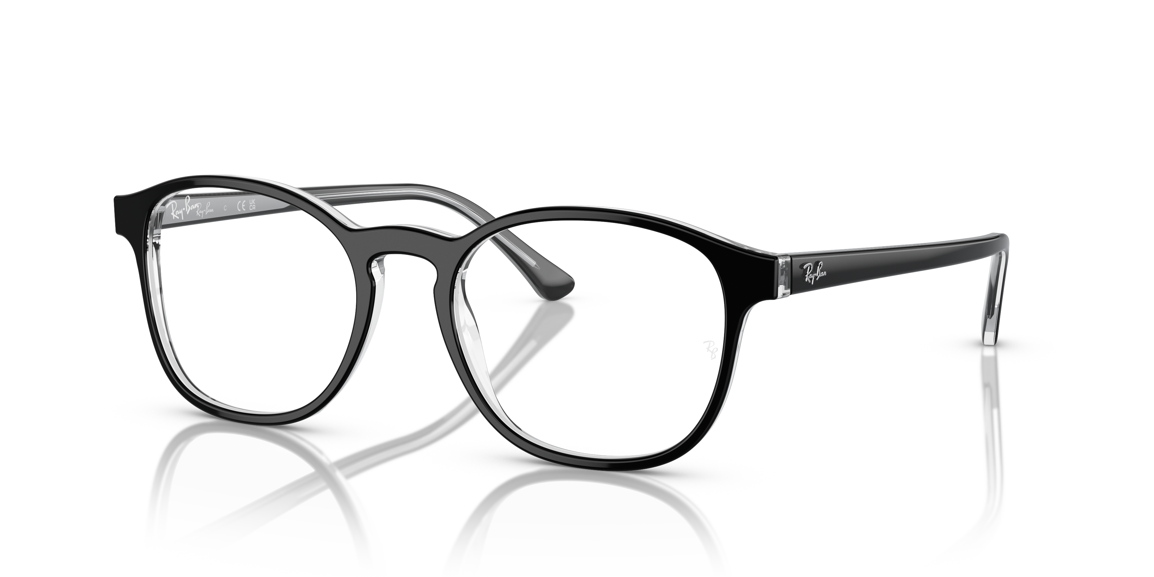 Occhiali da vista Ray-Ban RB5417 Black On Transparent Originali