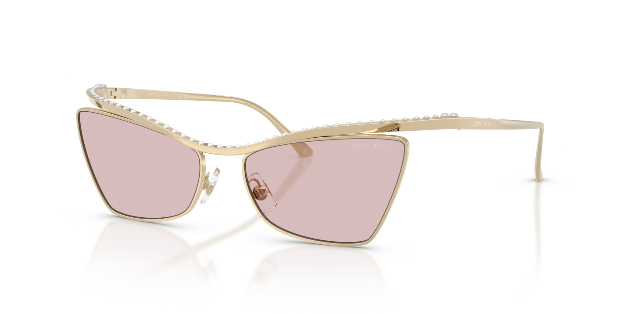 Occhiali da Sole Jimmy Choo JC4014H Donna Pale Gold Originali