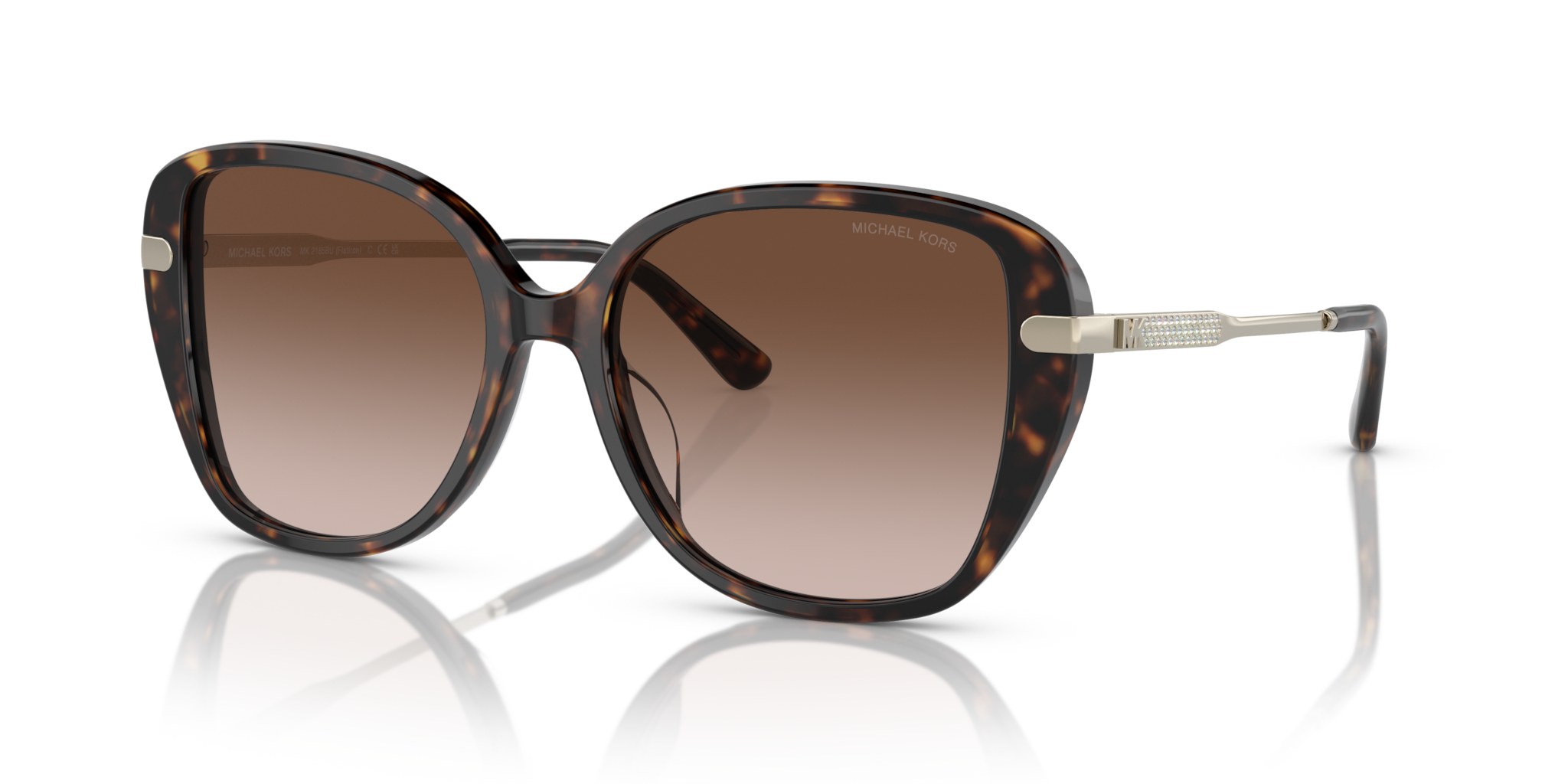 Occhiali da Sole Michael Kors Donna Flatiron Dark Tortoise Originali