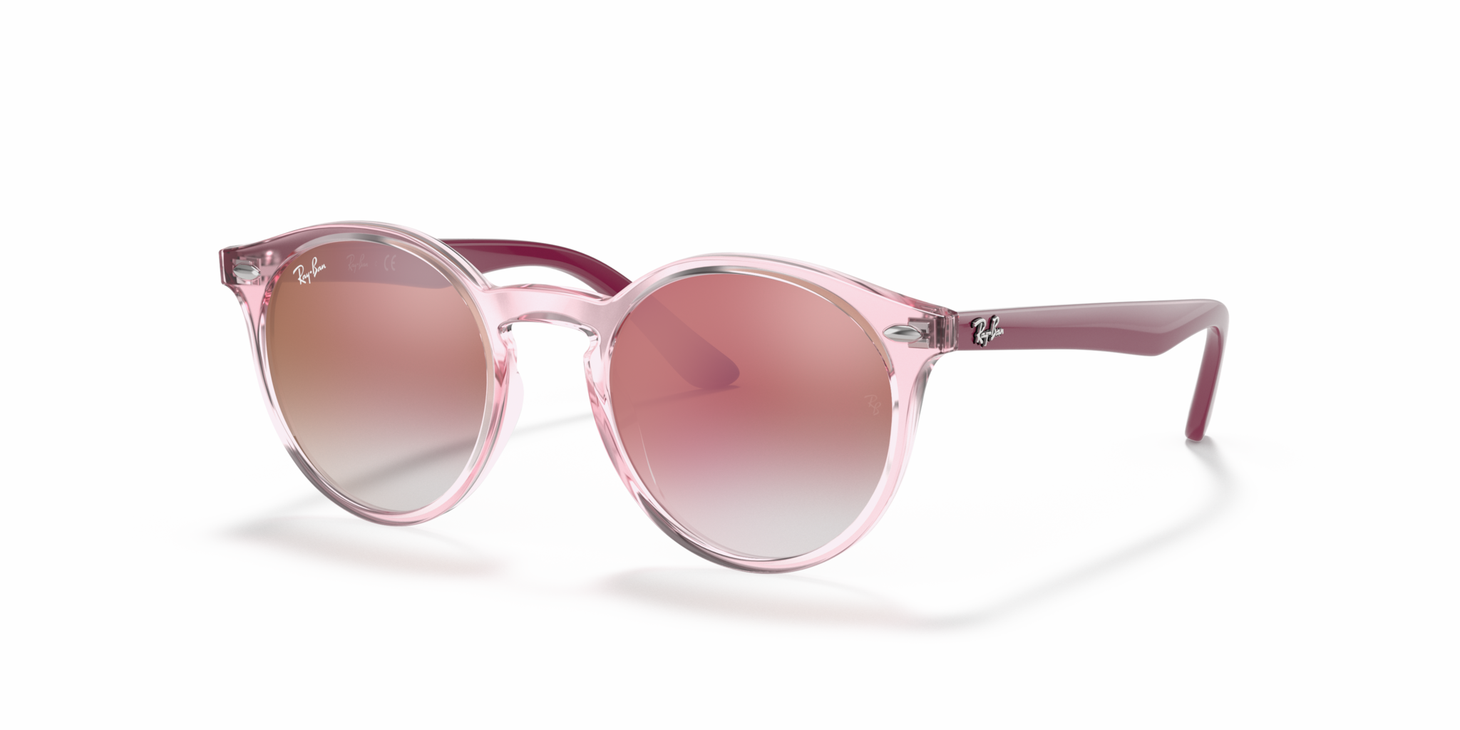 Occhiali da Sole Ray-Ban Bambino RB9064S Rosa Trasparente
