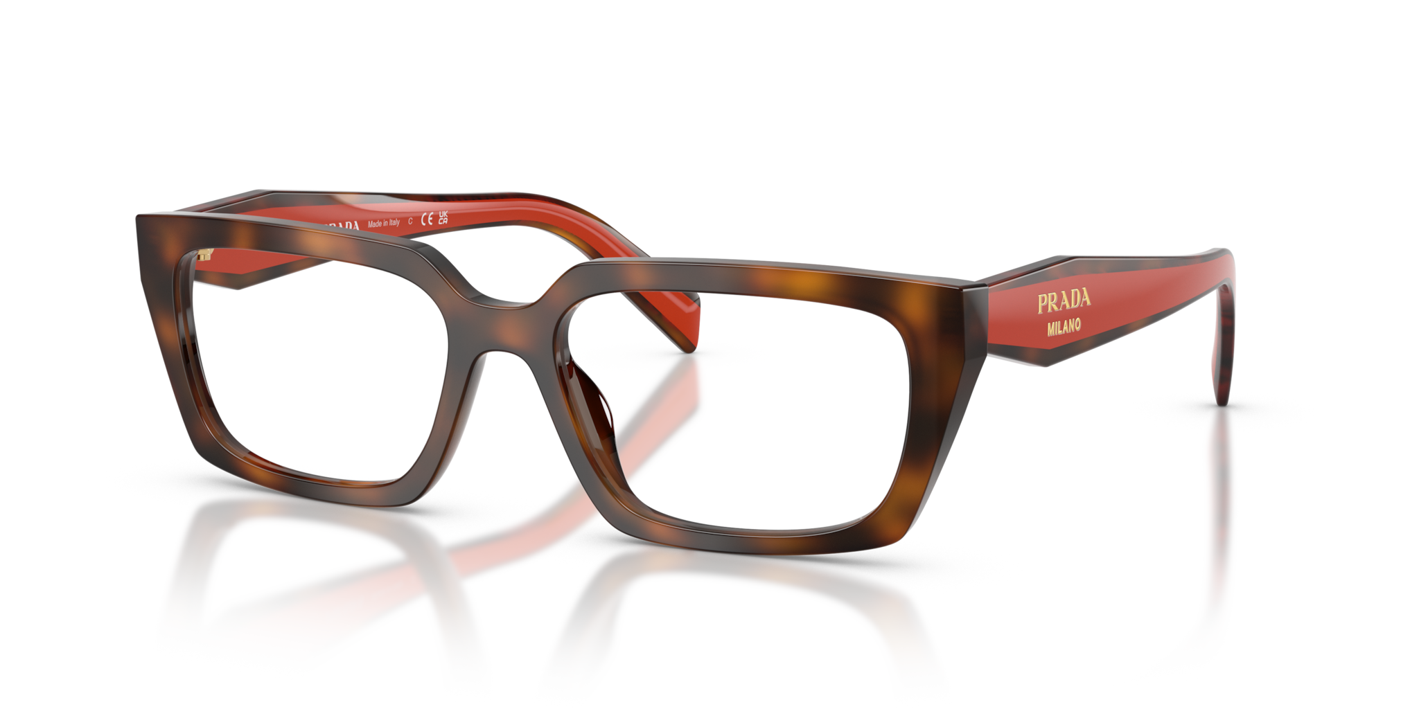 Occhiali da Vista Prada 0PR D05V Donna | Eleganza Juniper Havana