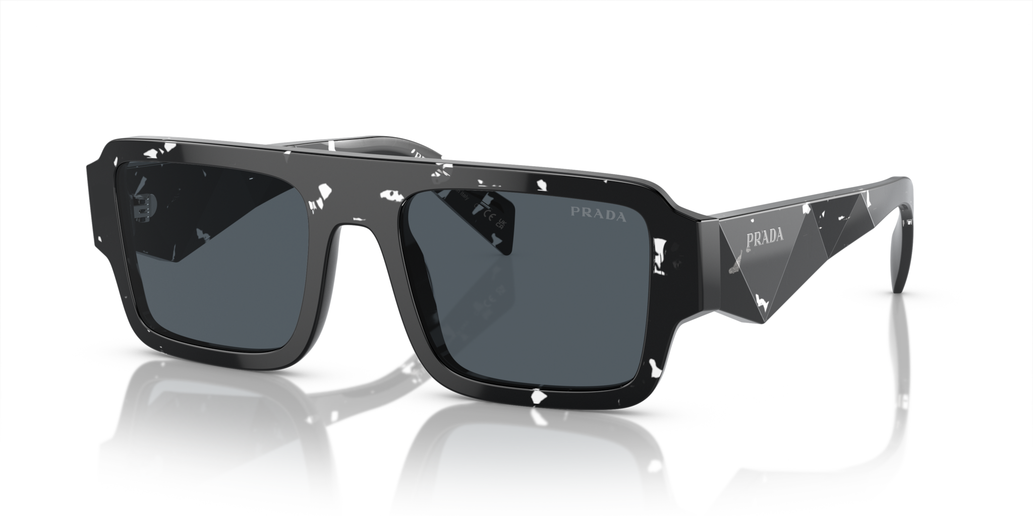 Occhiali da Sole Prada Uomo A05S Tartaruga Black Crystal Originali