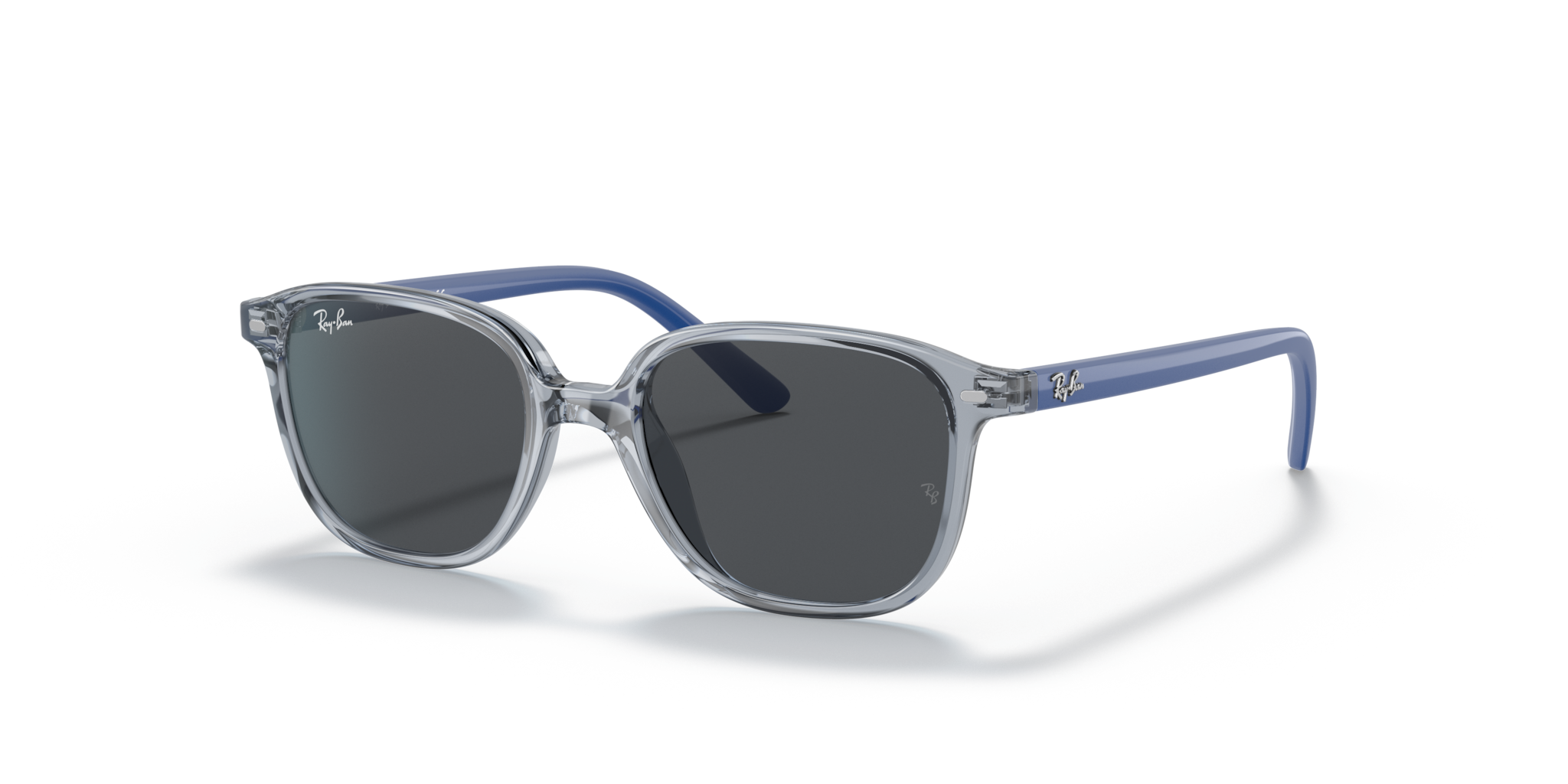Occhiali da Sole Ray-Ban Junior Leonard Blu Trasparente Originali