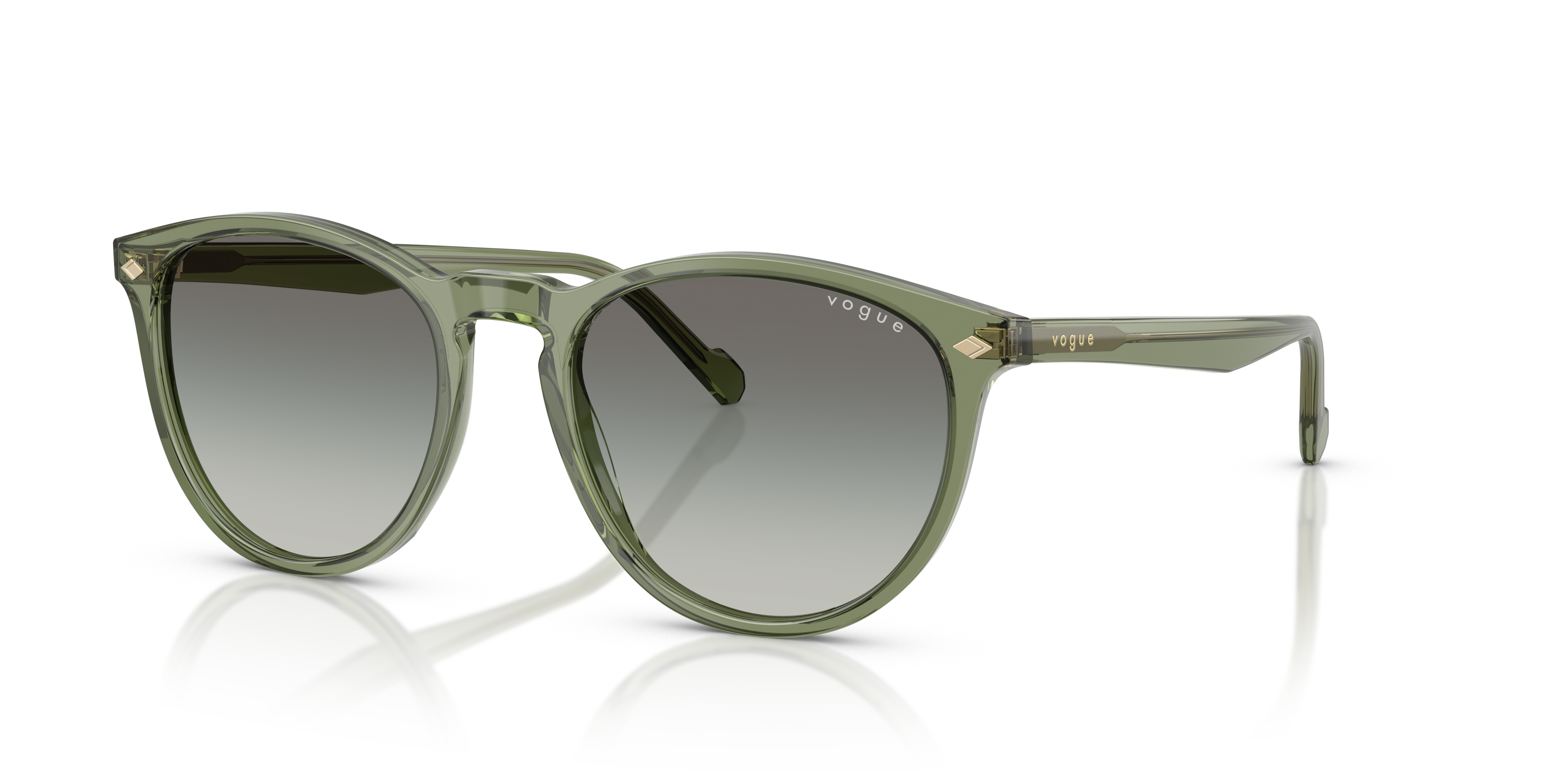 Occhiali da Sole Uomo Vogue VO5599S Verde Trasparente Originali