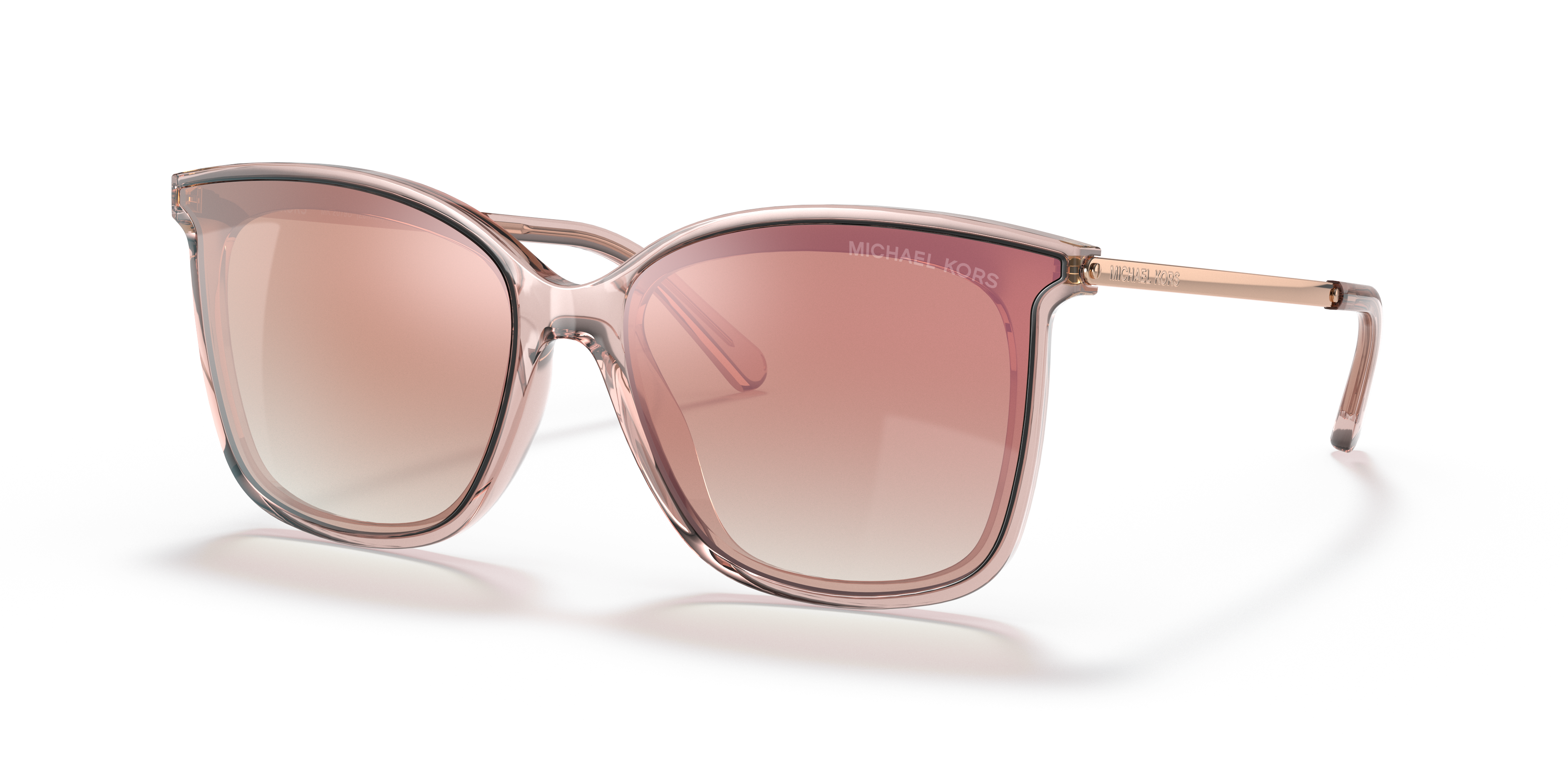 Occhiali da Sole Michael Kors Donna Zermatt Rosa Trasparente