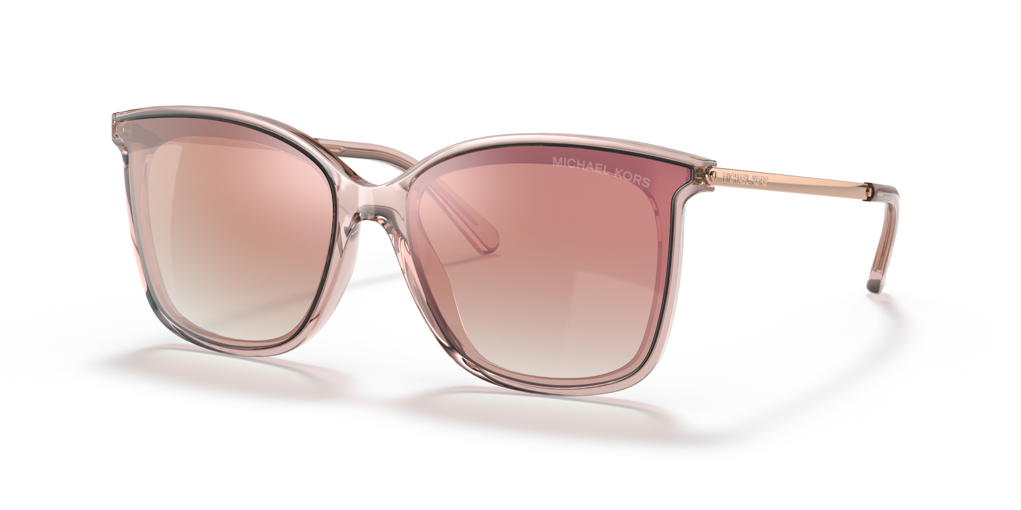 Occhiali da Sole Michael Kors Donna Zermatt Rosa Trasparente