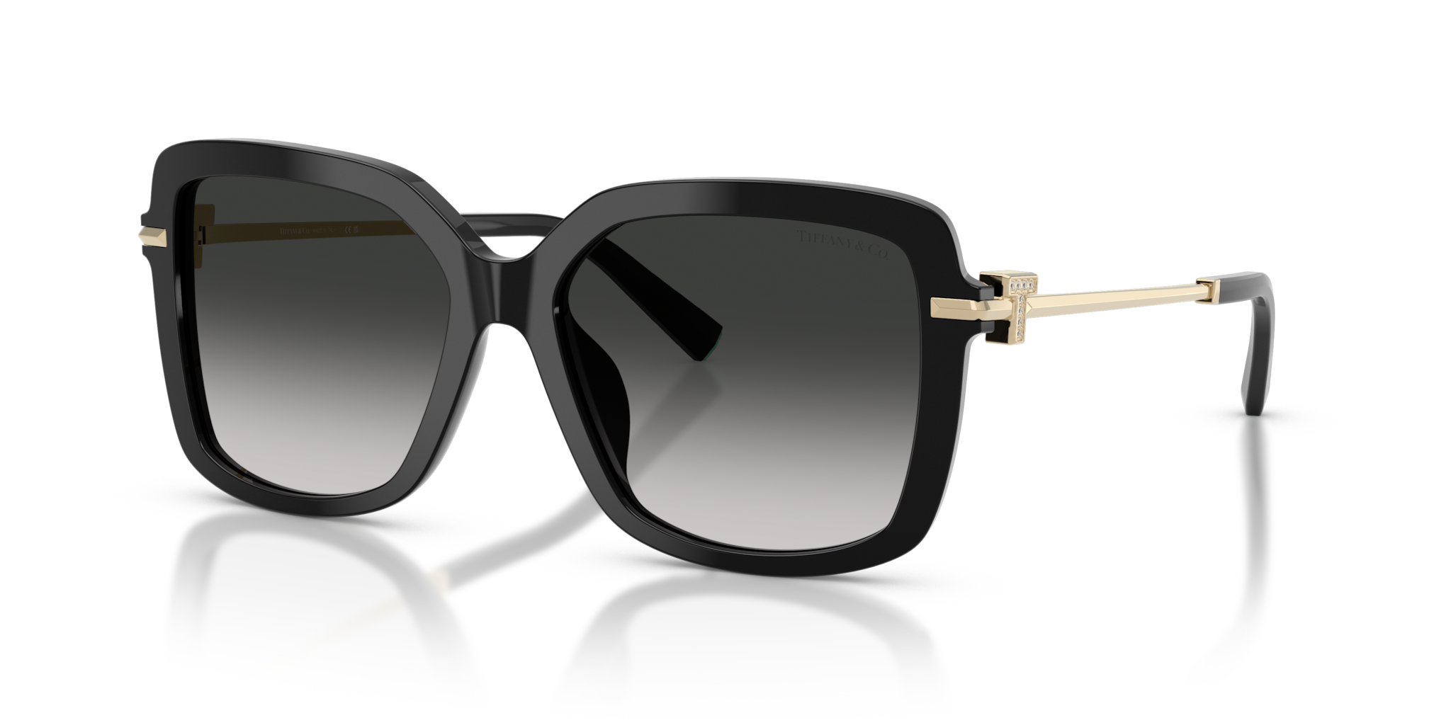 Occhiali da Sole Tiffany Donna Neri TF4252B Originali