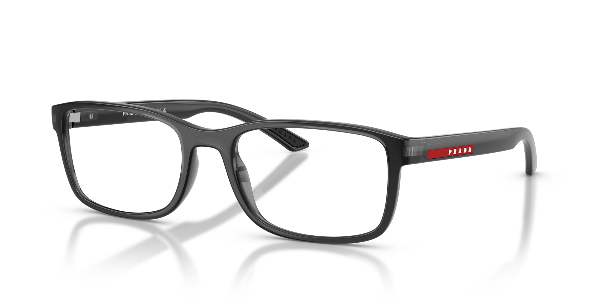 Occhiali da Vista Prada Linea Rossa 0PS 06RV Uomo Grigio Trasparente