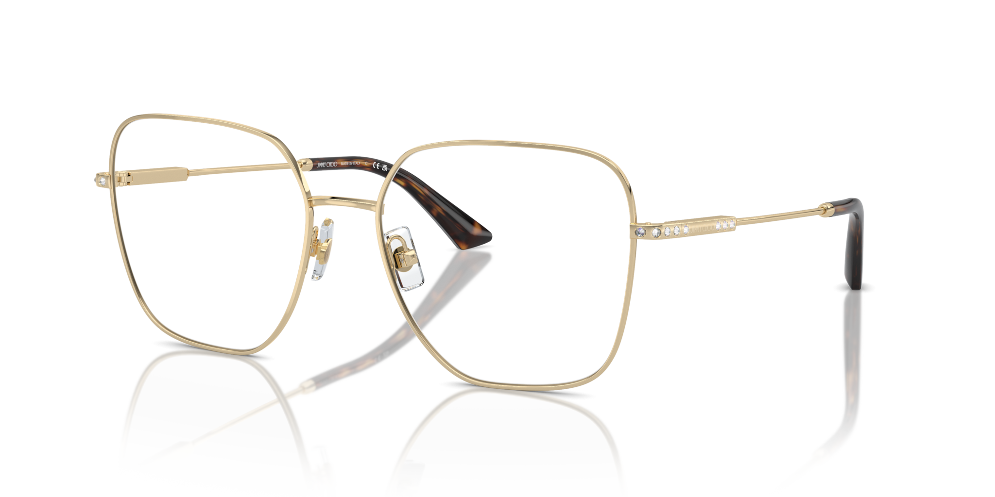 Occhiali da Vista Donna Jimmy Choo 0JC2001B Pale Gold | Eleganza Chic