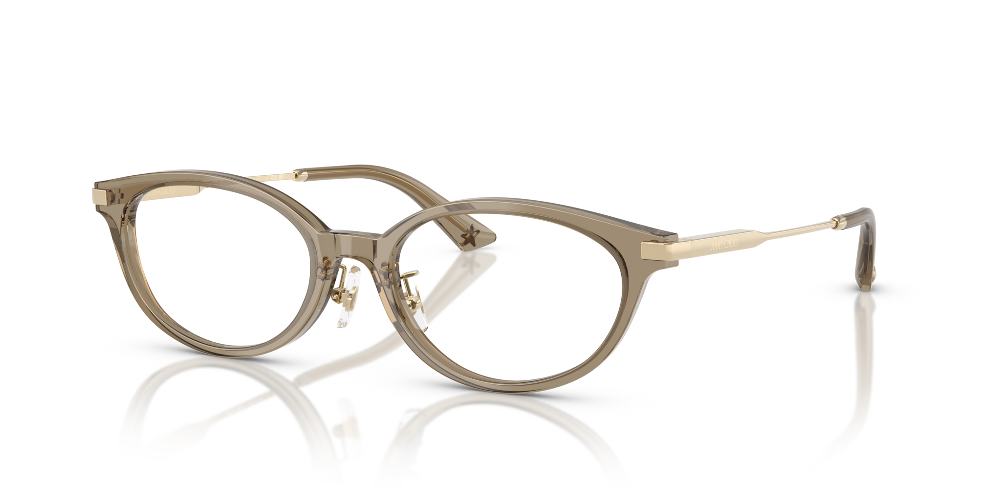Jimmy Choo 0JC3029D Occhiali da Vista Donna - Transparent Brown