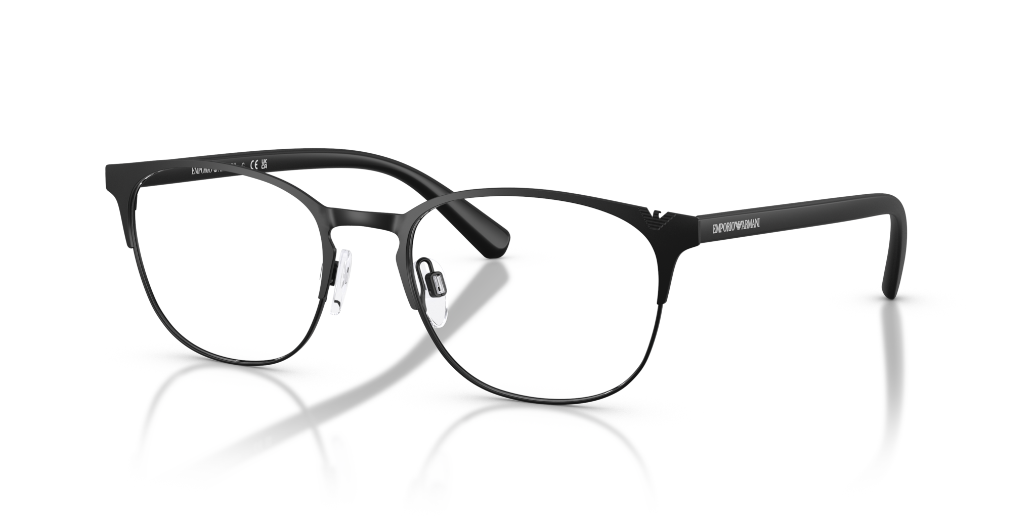 Emporio Armani 0EA1059 Uomo – Occhiali da Vista Nero Opaco