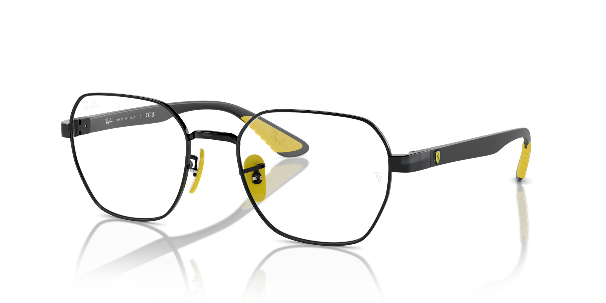 Occhiali da Vista Ray-Ban Ferrari Neri RB6594M | Collezione Scuderia