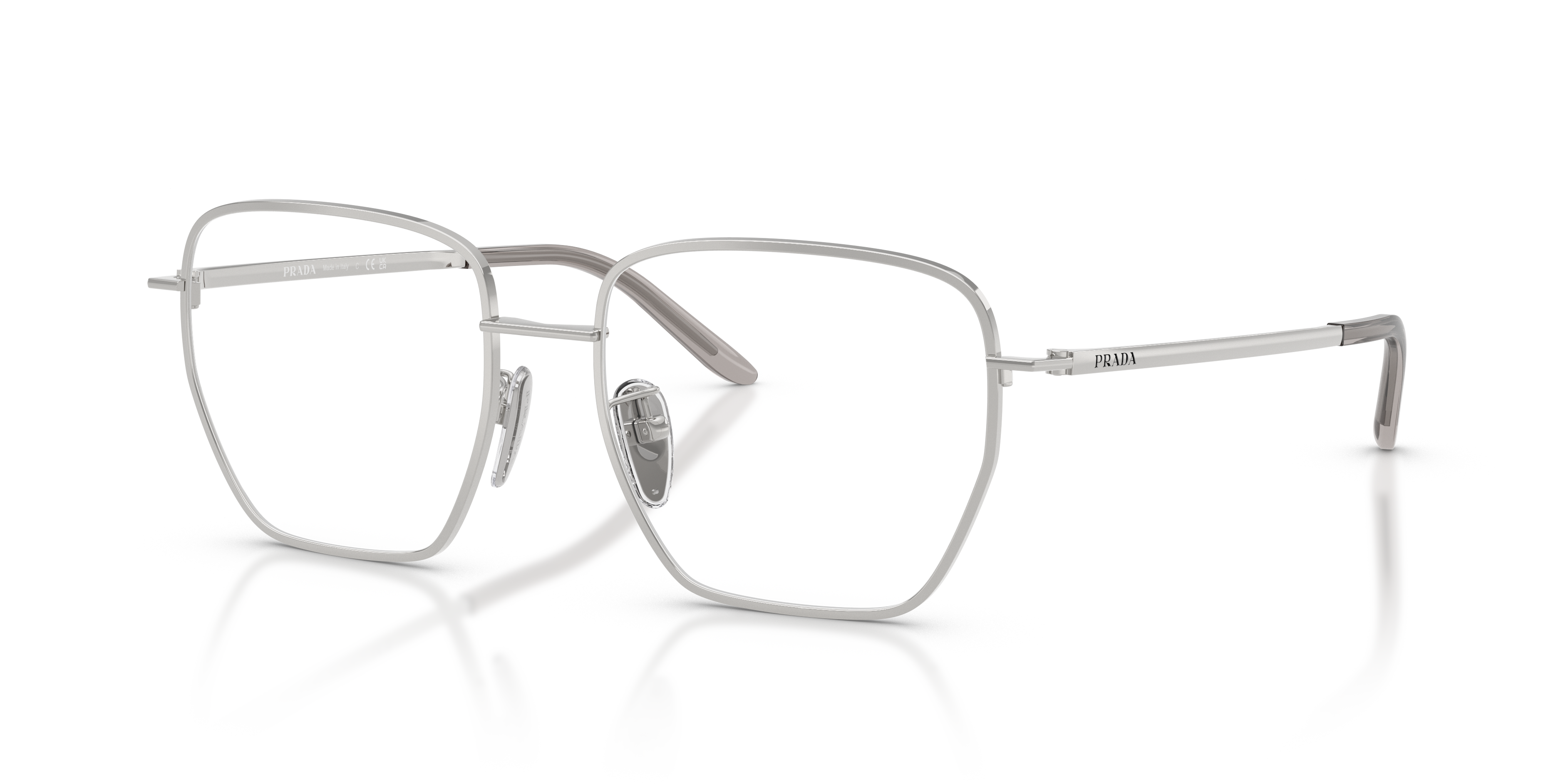 Occhiali da Vista Donna Prada PR C51VD Argento - Eleganza Raffinata