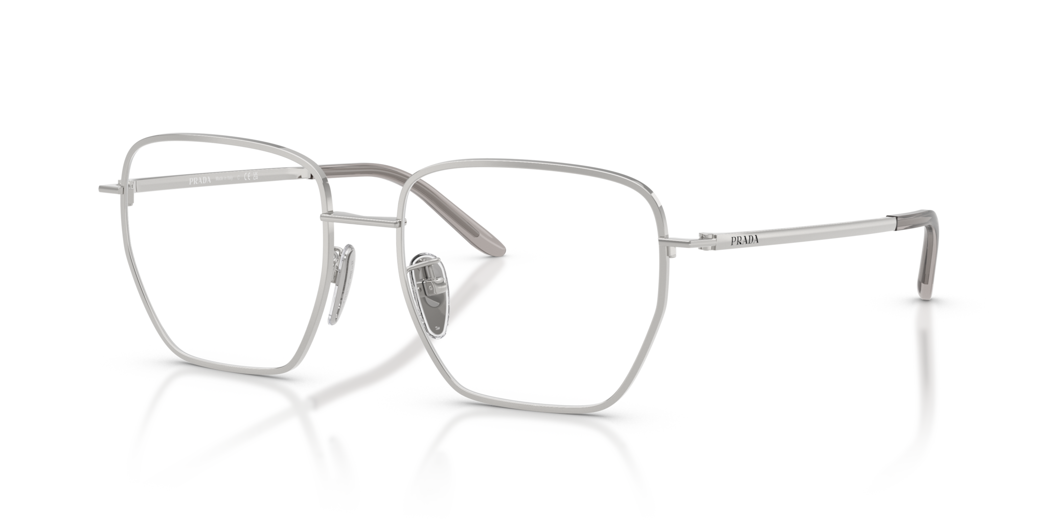Occhiali da Vista Donna Prada PR C51VD Argento - Eleganza Raffinata
