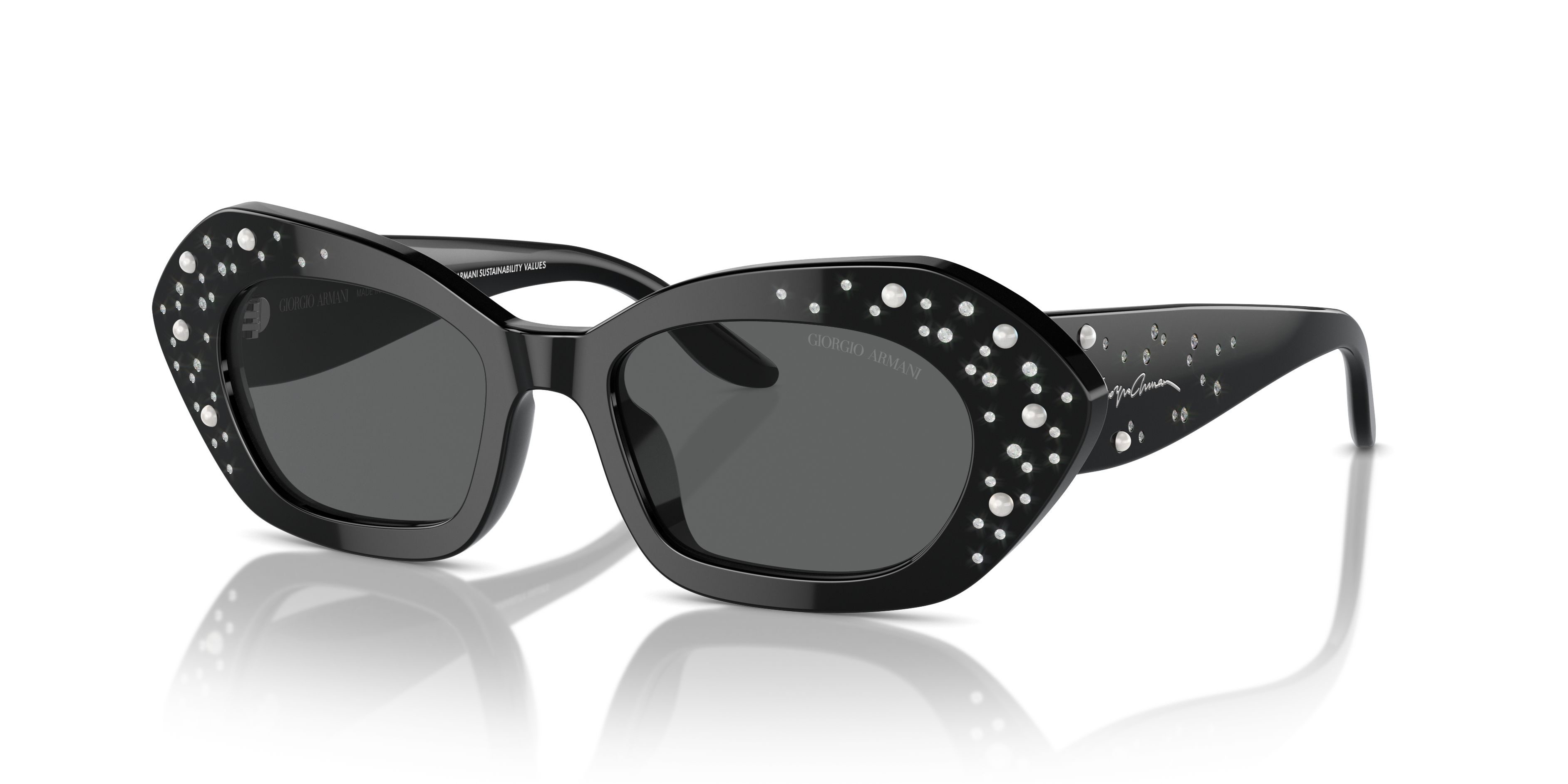 Occhiali da sole donna Giorgio Armani neri - Modello AR8213BU