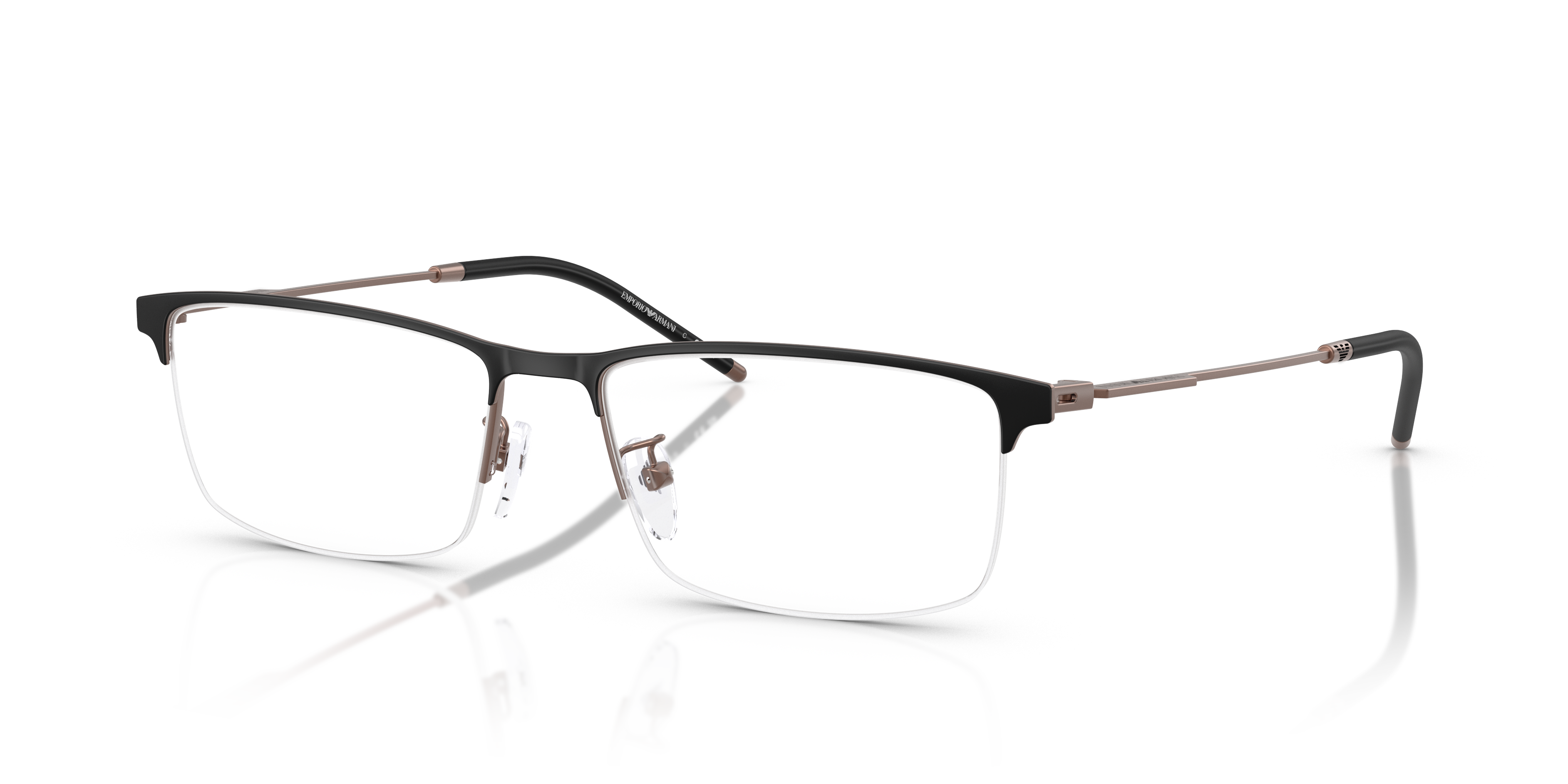 Occhiali da Vista Emporio Armani 0EA1168D Uomo Nero Opaco - Stile Mode