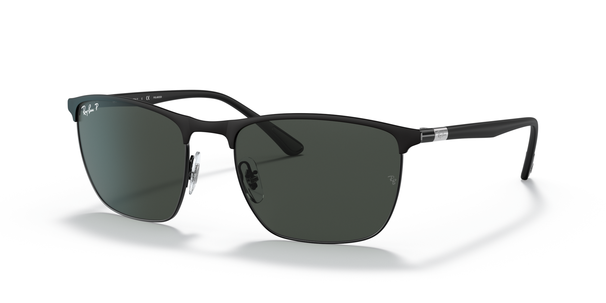UNISEX SUNGLASSES RAY-BAN RB 3686 - 186/31 MATT BLACK ON BLACK 