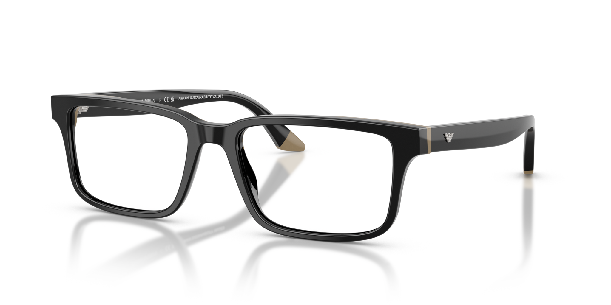 Occhiali da Vista Uomo Emporio Armani 0EA3269 Nero/Beige