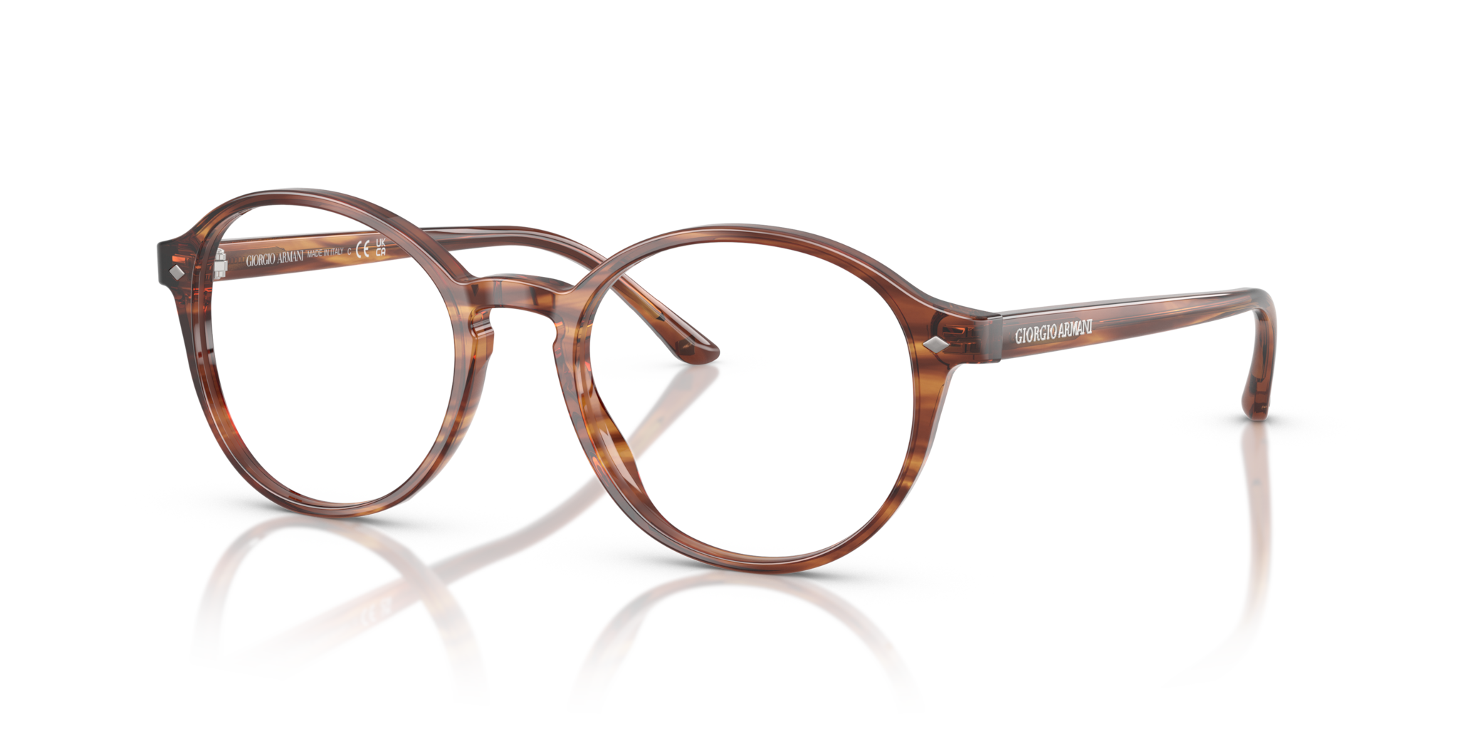 Giorgio Armani Occhiali da Vista Uomo 0AR7004 - Marrone Striato