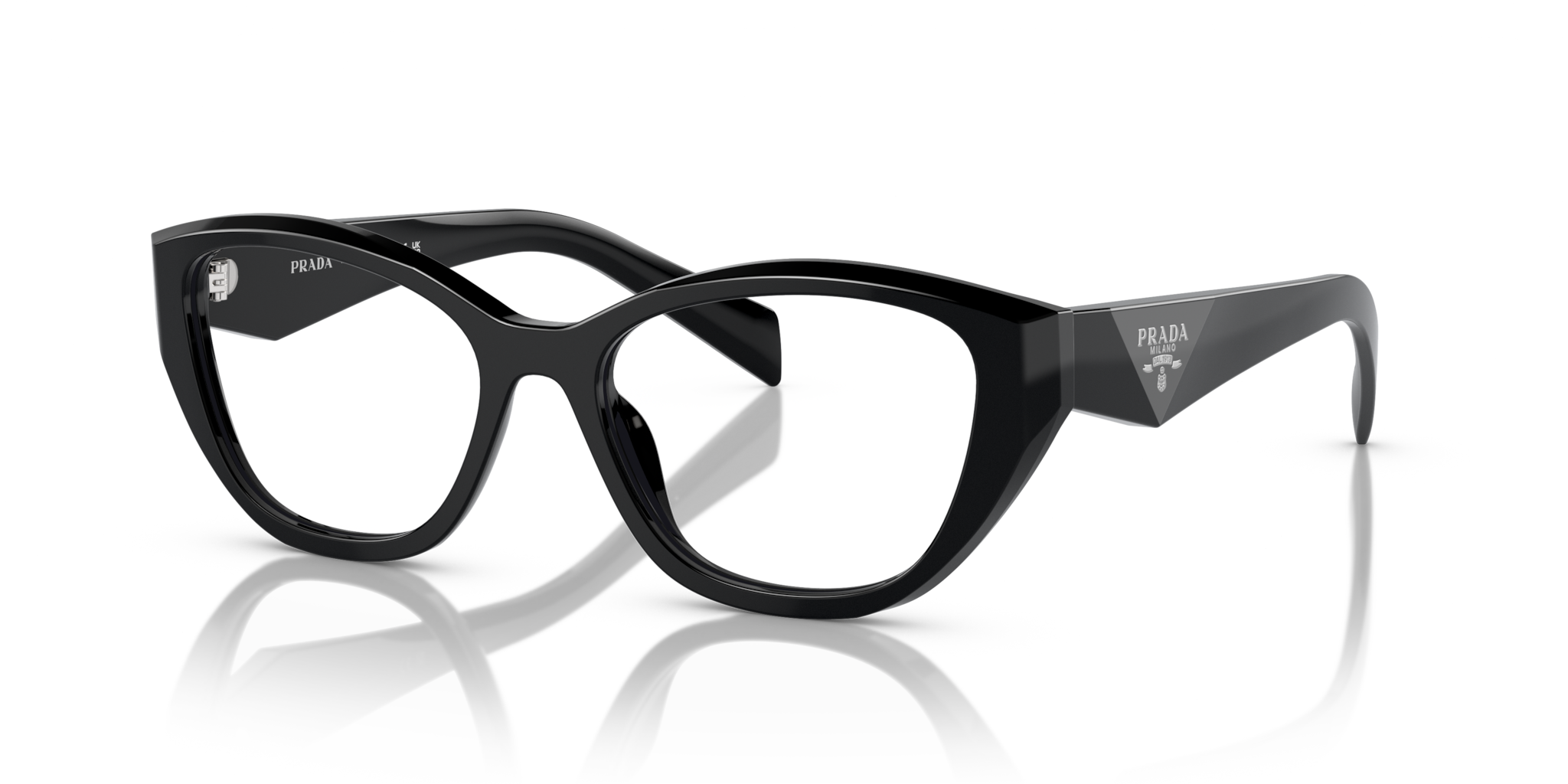 Occhiali da Vista Prada 0PR 21ZV Donna Neri | Eleganza Iconica