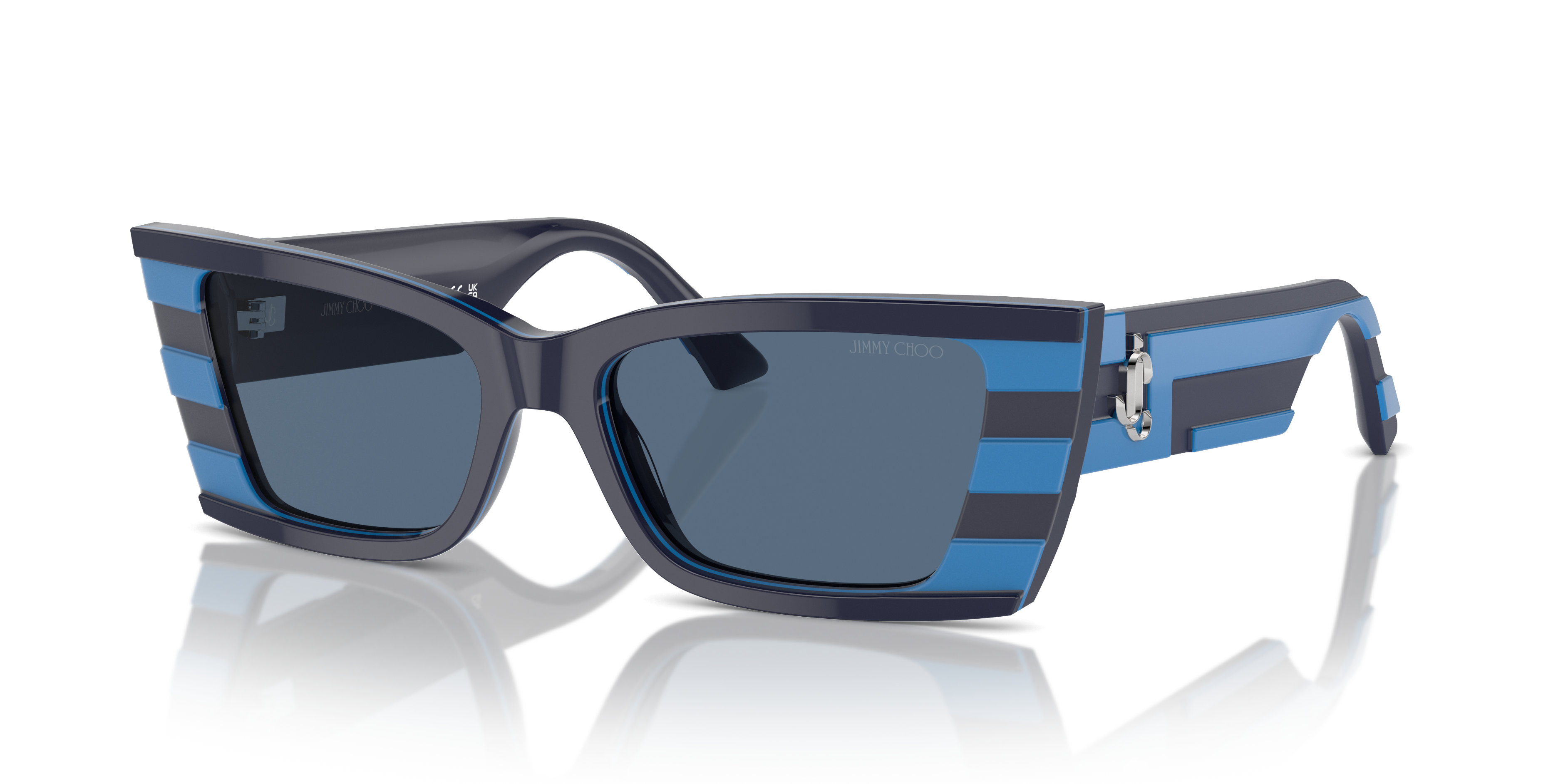 Occhiali da Sole Jimmy Choo Donna JC5009 Blu Scuro Originali