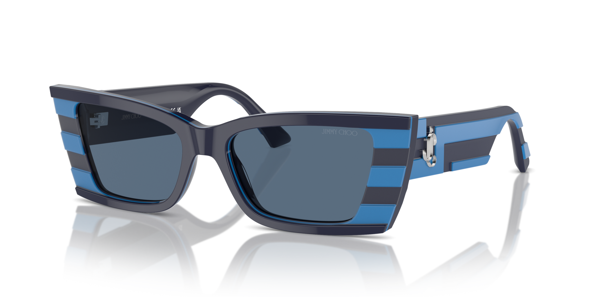 Occhiali da Sole Jimmy Choo Donna JC5009 Blu Scuro Originali