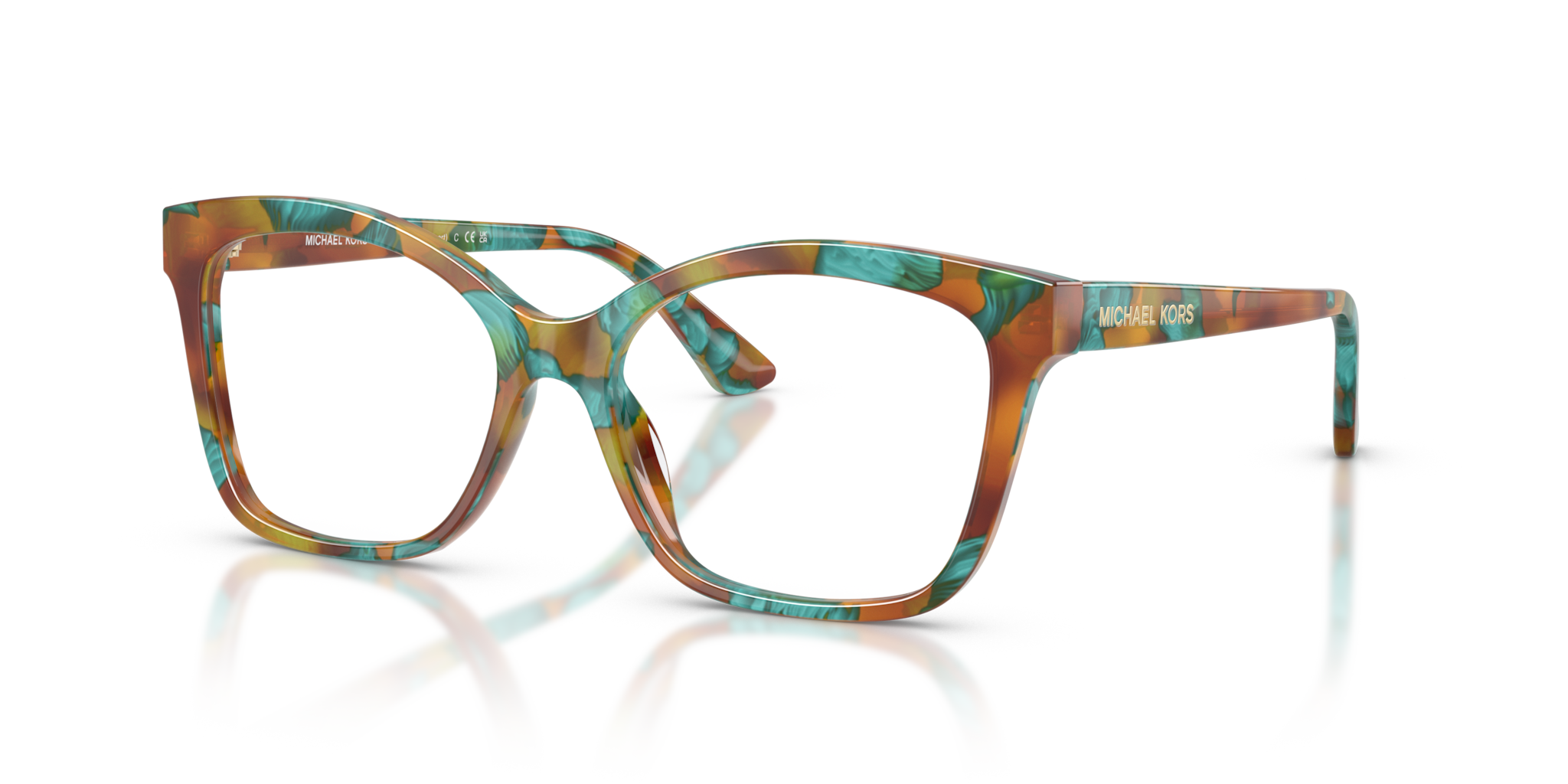 Occhiali da Vista Michael Kors Donna Teal Tortoise | Modello Palm Dese