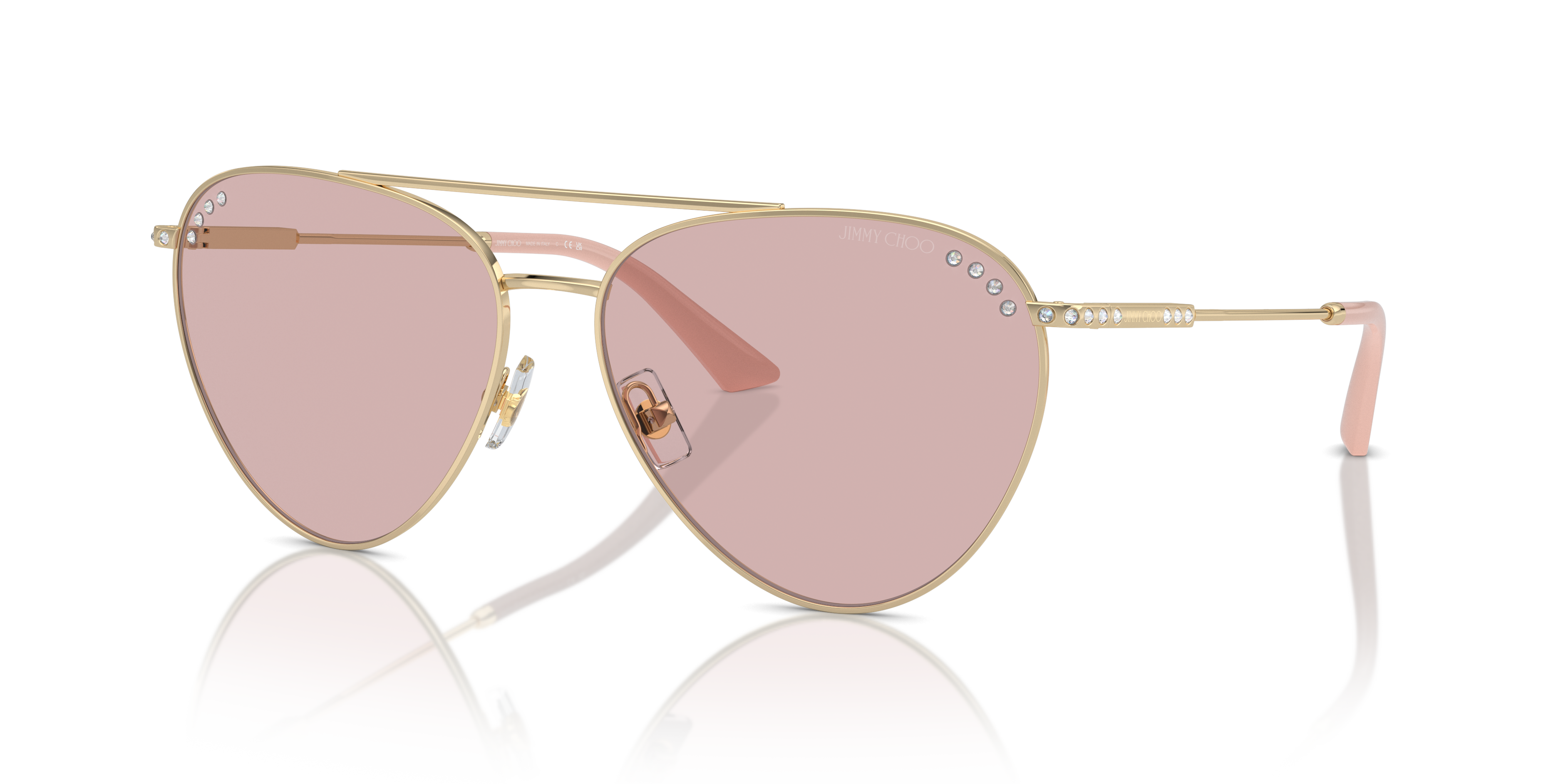 Occhiali da Sole Jimmy Choo JC4002B Donna Pale Gold