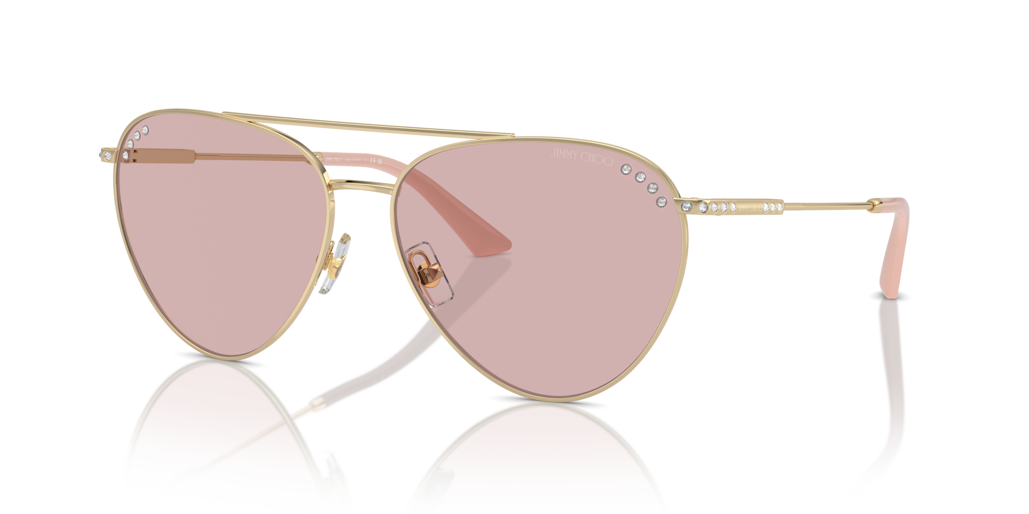 Occhiali da Sole Jimmy Choo JC4002B Donna Pale Gold