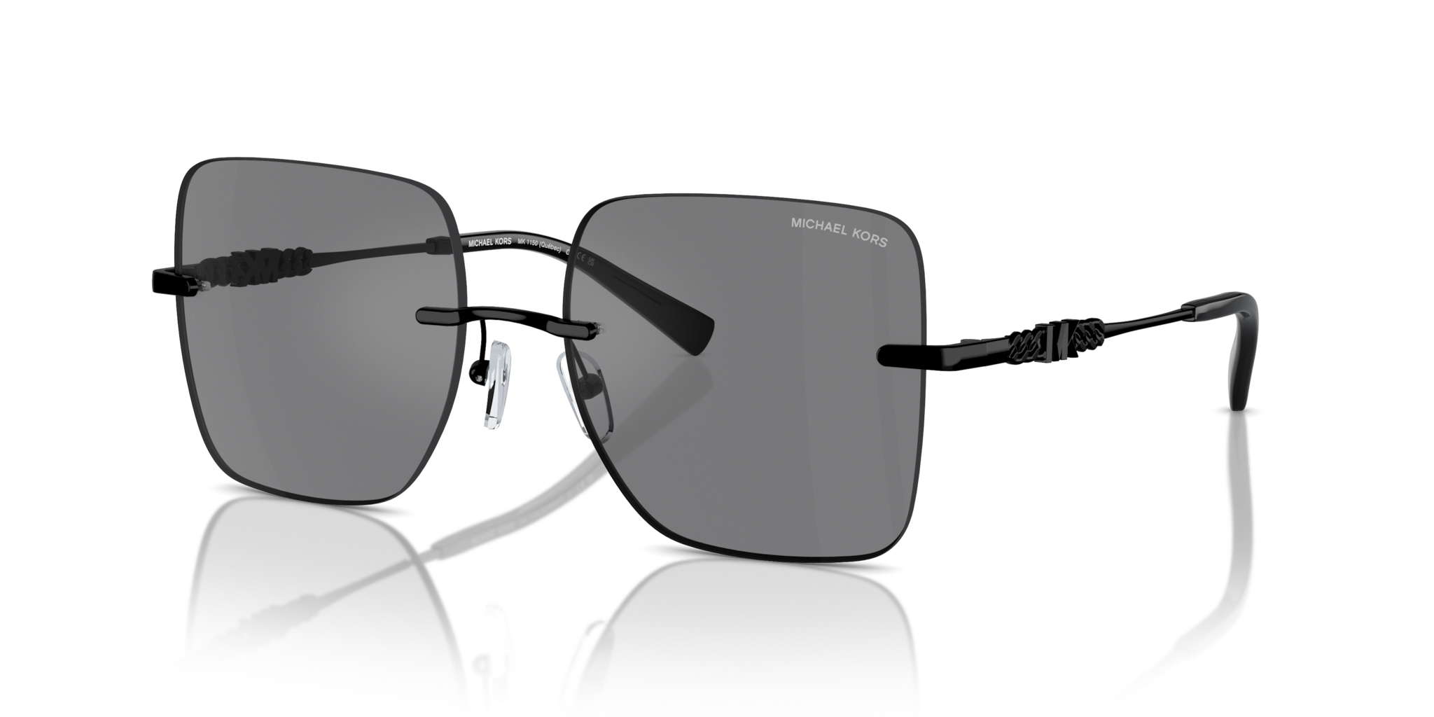 Occhiali da Sole Michael Kors 0MK1150 Québec Donna Grigi Specchiati