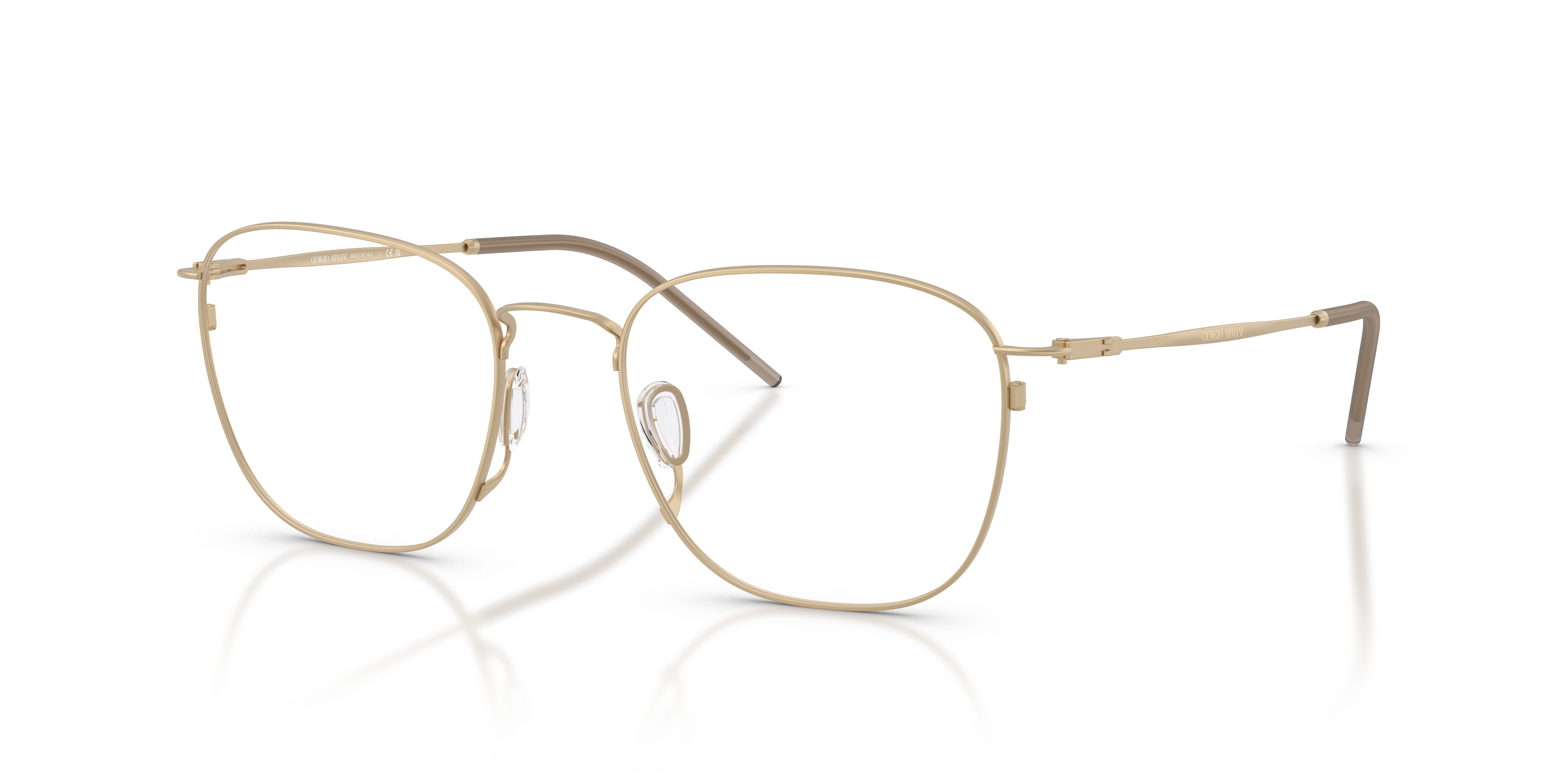 Giorgio Armani 0AR5168: Occhiali da Vista Uomo Matte Pale Gold