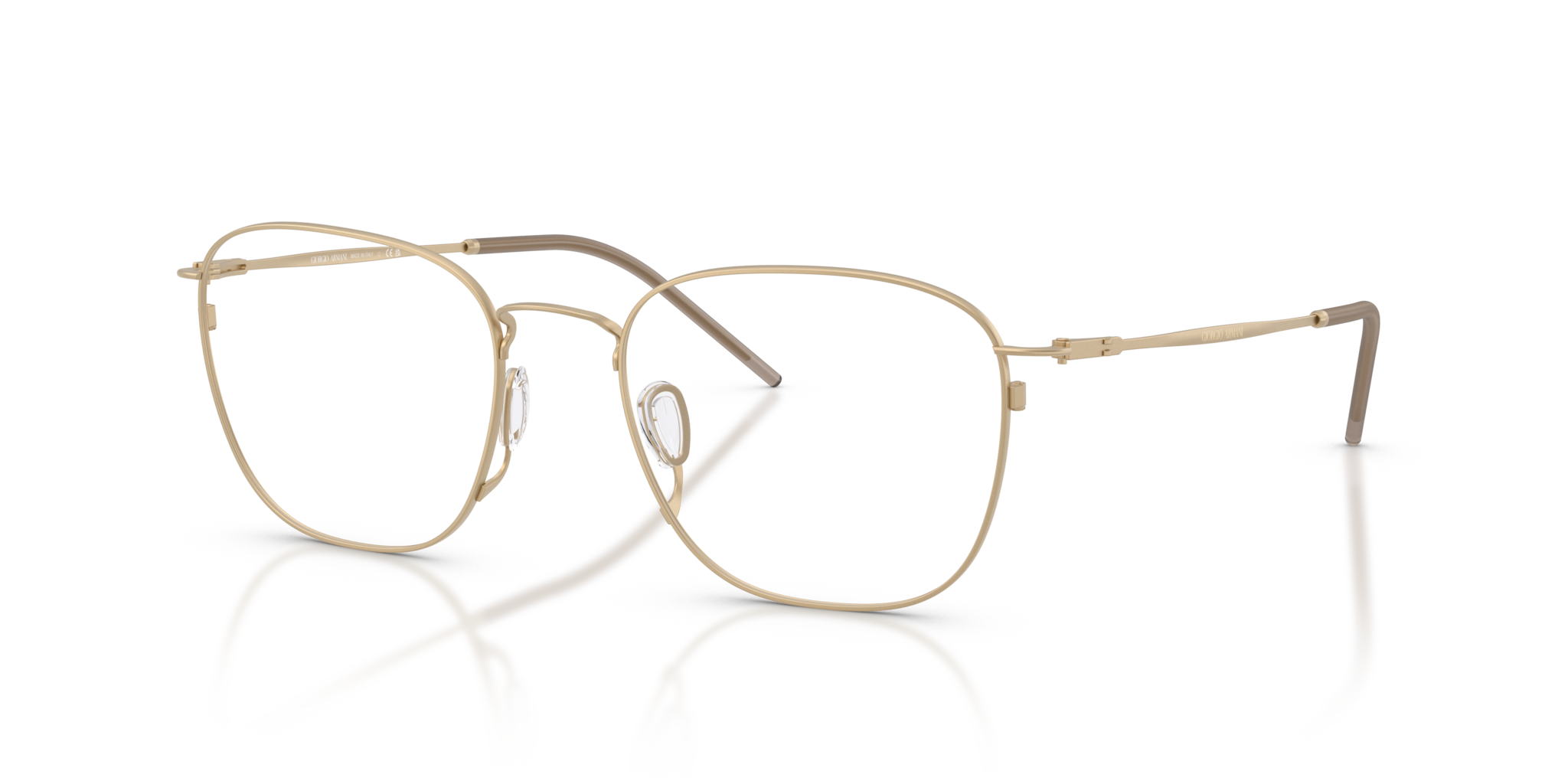 Giorgio Armani 0AR5168: Occhiali da Vista Uomo Matte Pale Gold