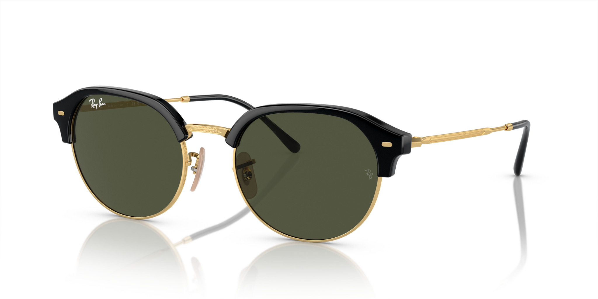 RAY-BAN RB 4429 - 601/31 BLACK ON GOLD | UNISEX CALIBER 53 SUNGLASSES 