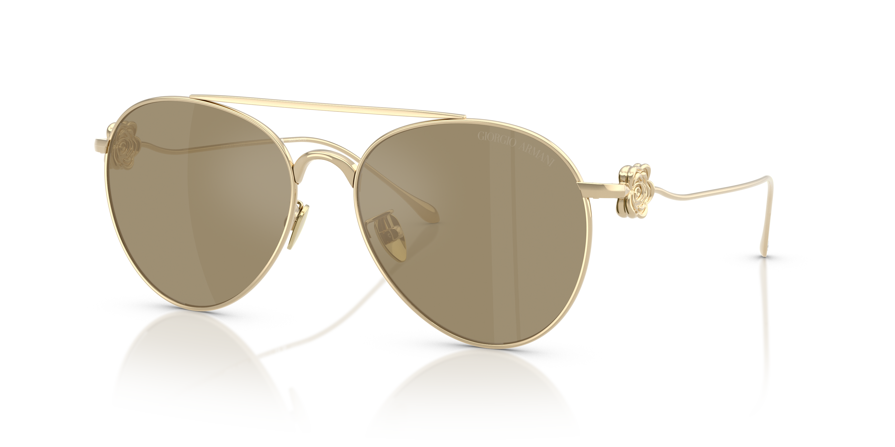 Occhiali da Sole Donna Giorgio Armani AR6167 Gold Plated Originali