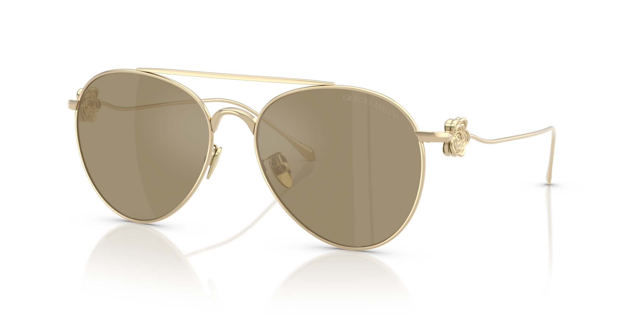 Occhiali da Sole Donna Giorgio Armani AR6167 Gold Plated Originali
