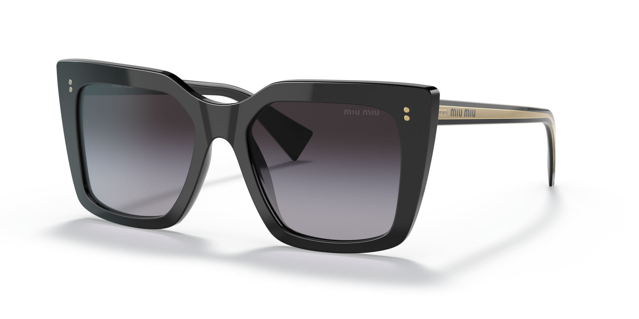 Occhiali da Sole Miu Miu 0MU 02WS Neri Donna | Stile Unico e Originali
