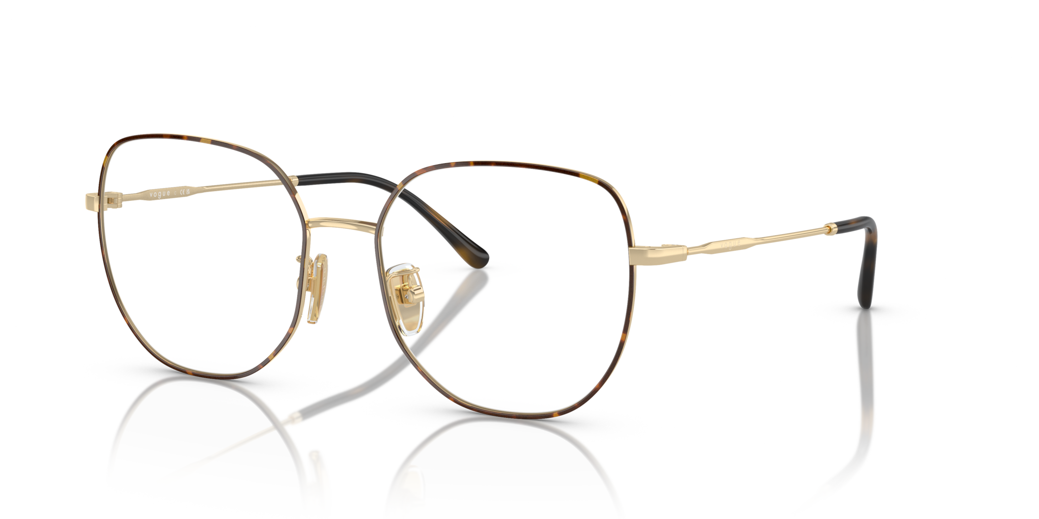 Occhiali da Vista Donna Vogue Eyewear 0VO4296D Top Havana/Oro Pallido