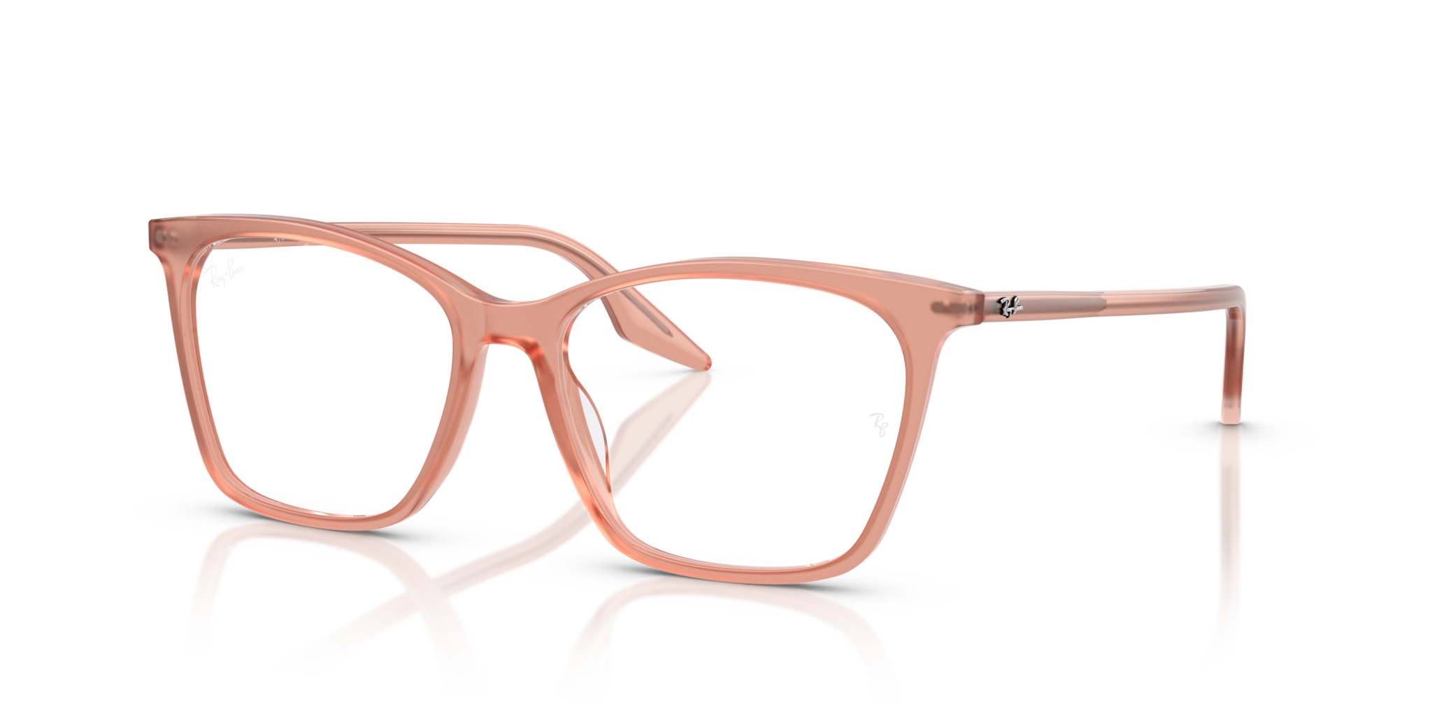 WOMEN'S EYEGLASSES RAY-BAN RX 7046 ERIKA 8140 TRANSPARENT GRAY 