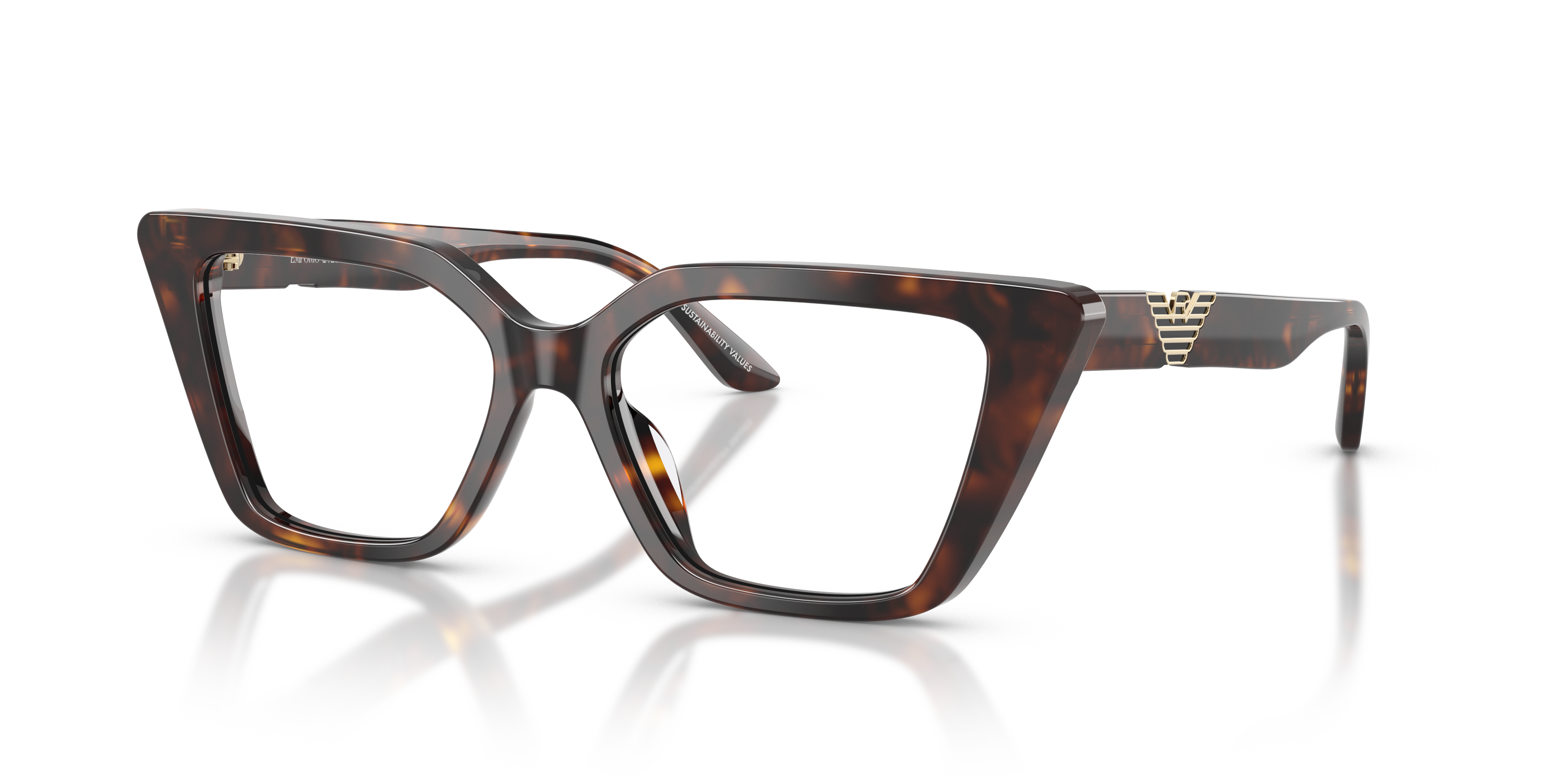 Occhiali da Vista Donna Emporio Armani 0EA3273U Avana Lucido