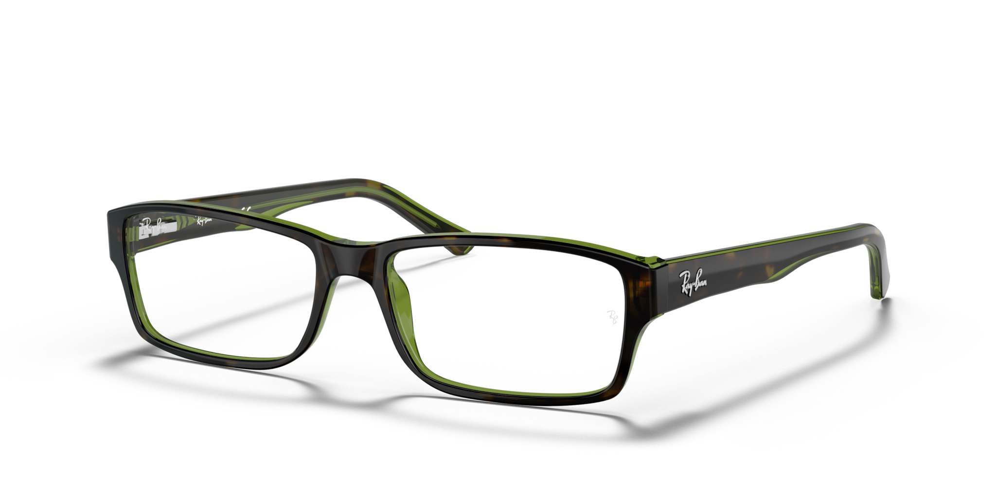 Ray-Ban RB5169 Havana On Green: Occhiali da Vista Unisex Originali