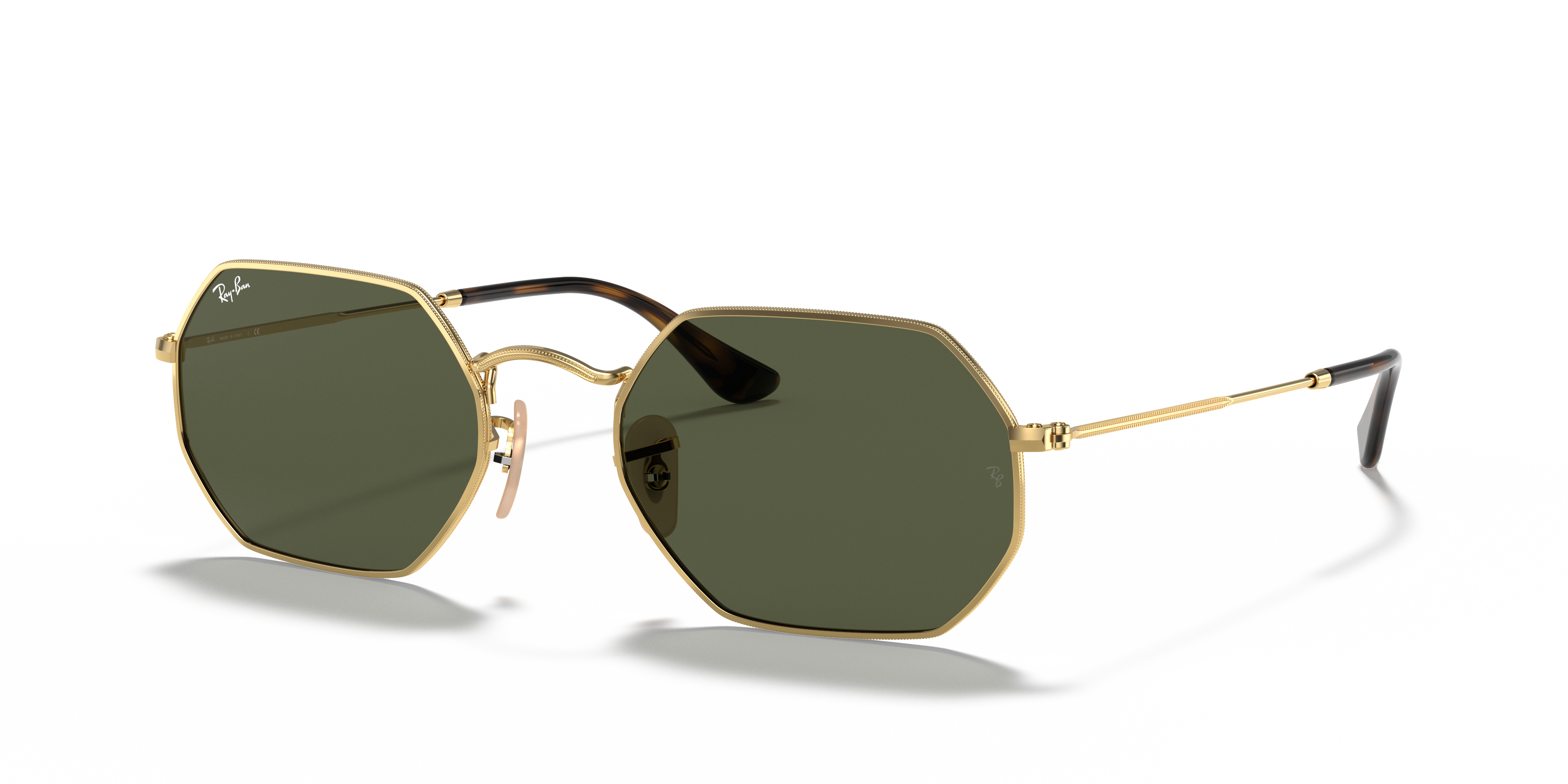 Occhiali da Sole Ray-Ban Octagonal Oro 0RB3556N Arista Gold