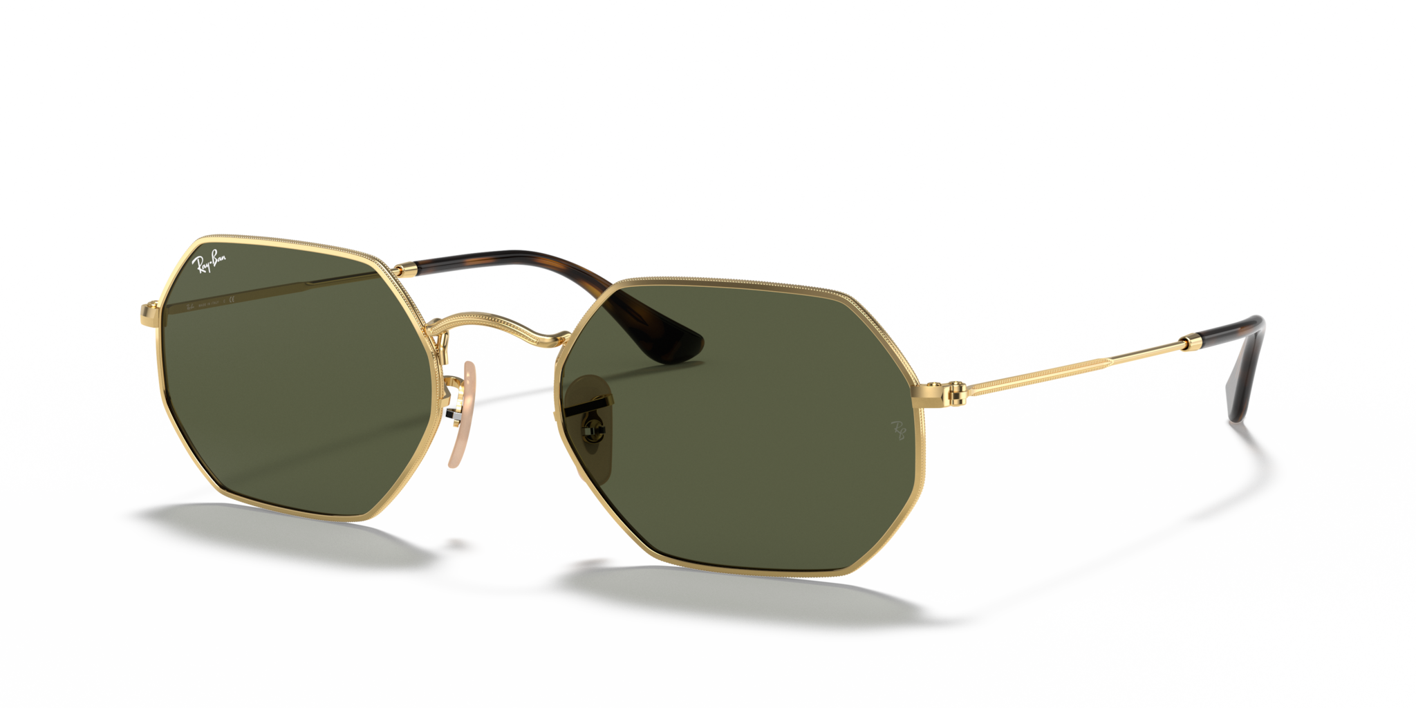 Occhiali da Sole Ray-Ban Octagonal Oro 0RB3556N Arista Gold