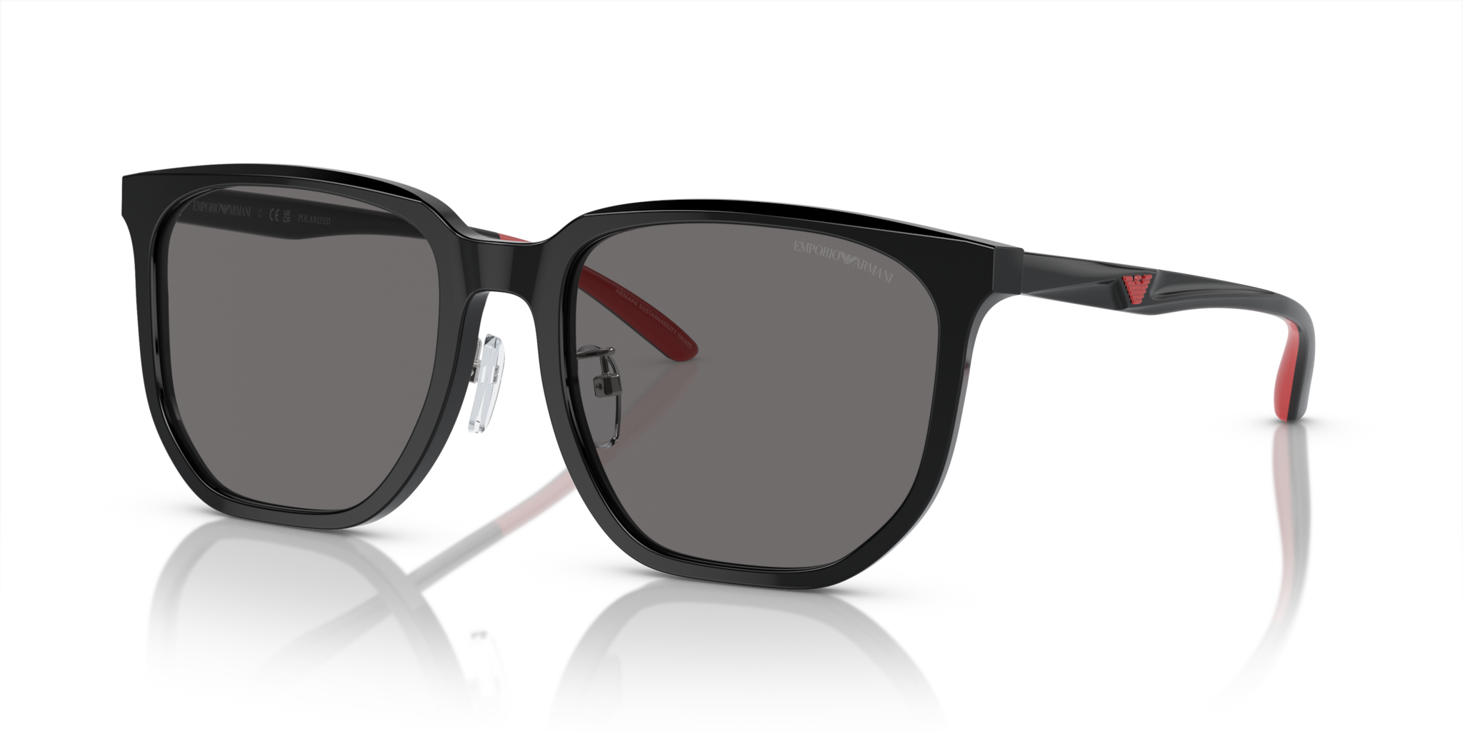 Occhiali da Sole Emporio Armani 0EA4215D Uomo | Nero Lucido Originali
