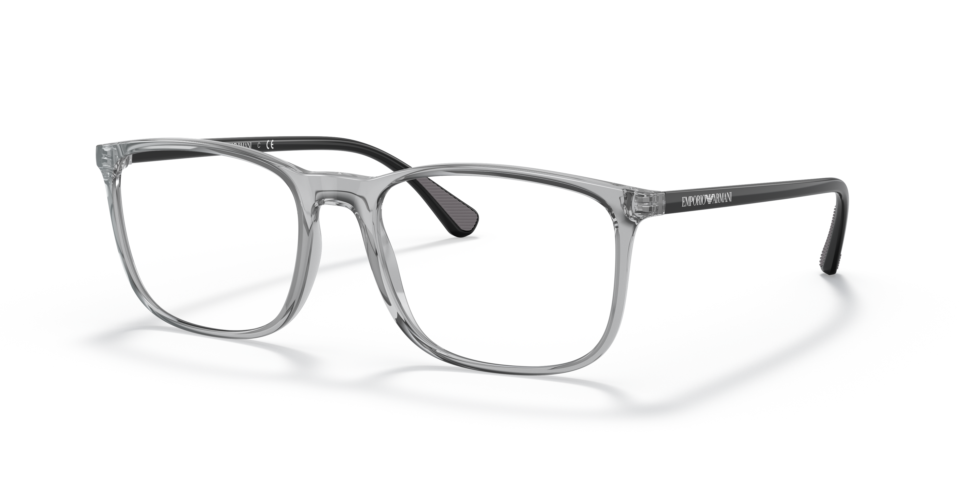 Occhiali da Vista Uomo Emporio Armani 0EA3177 Grigio Trasparente